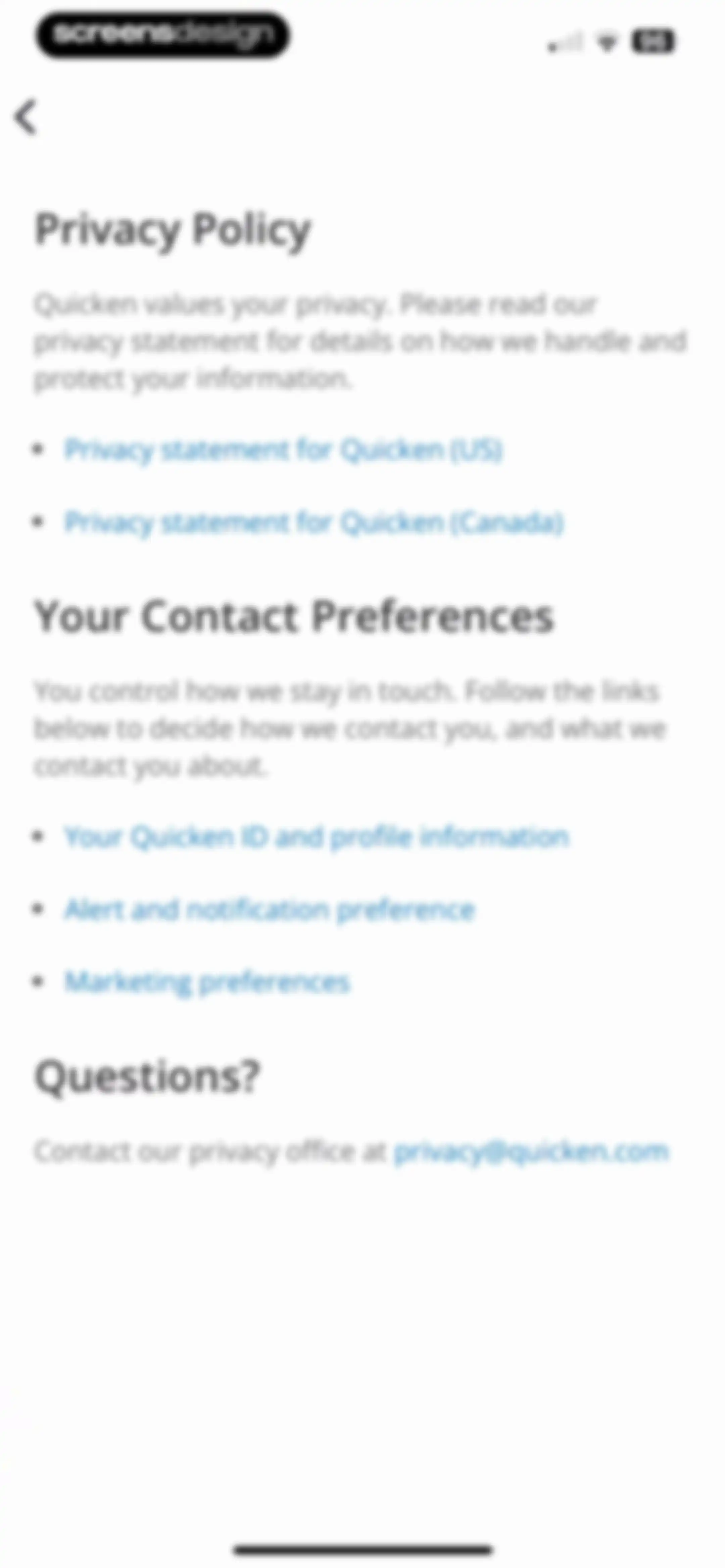 Quicken: Intelligent Money screen 21