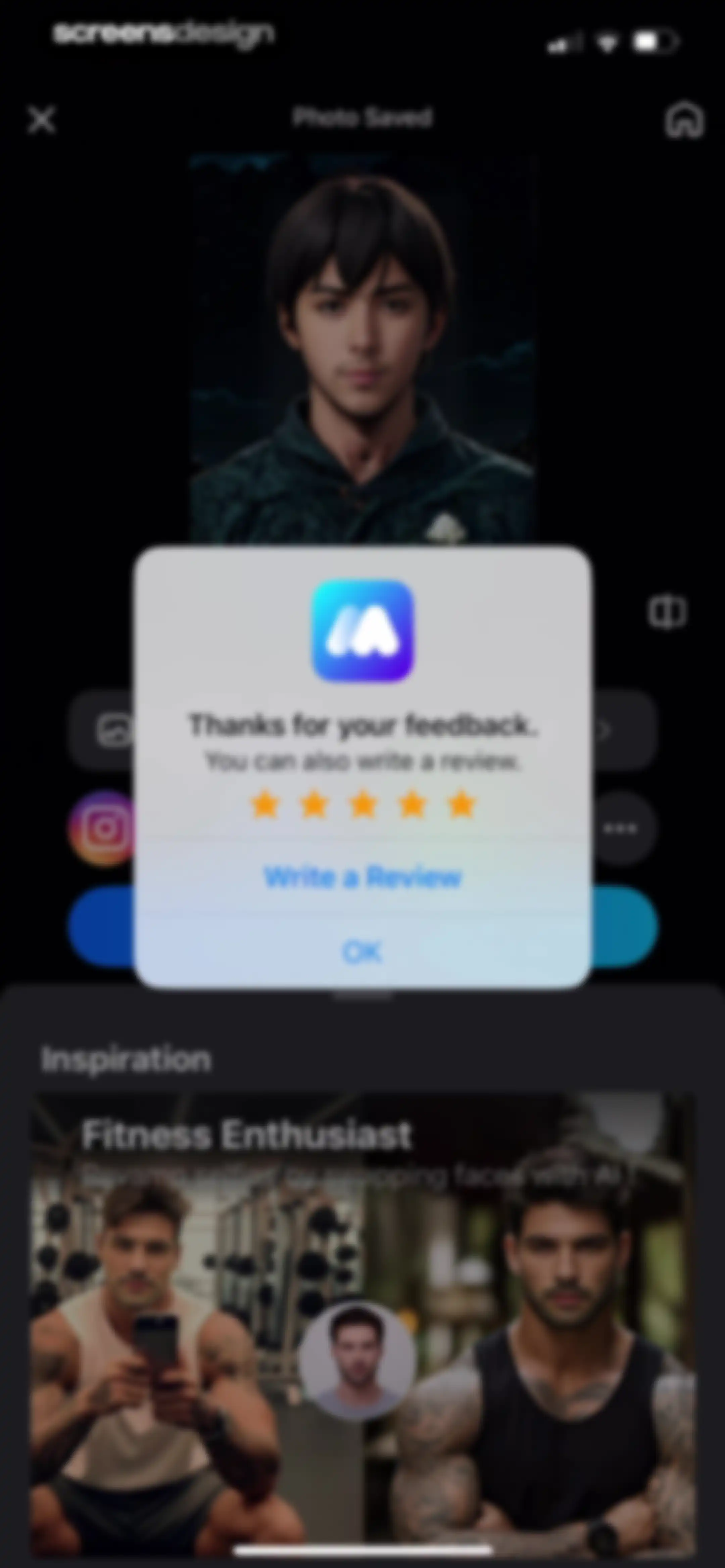 Manly - AI Photo Editor screen 97