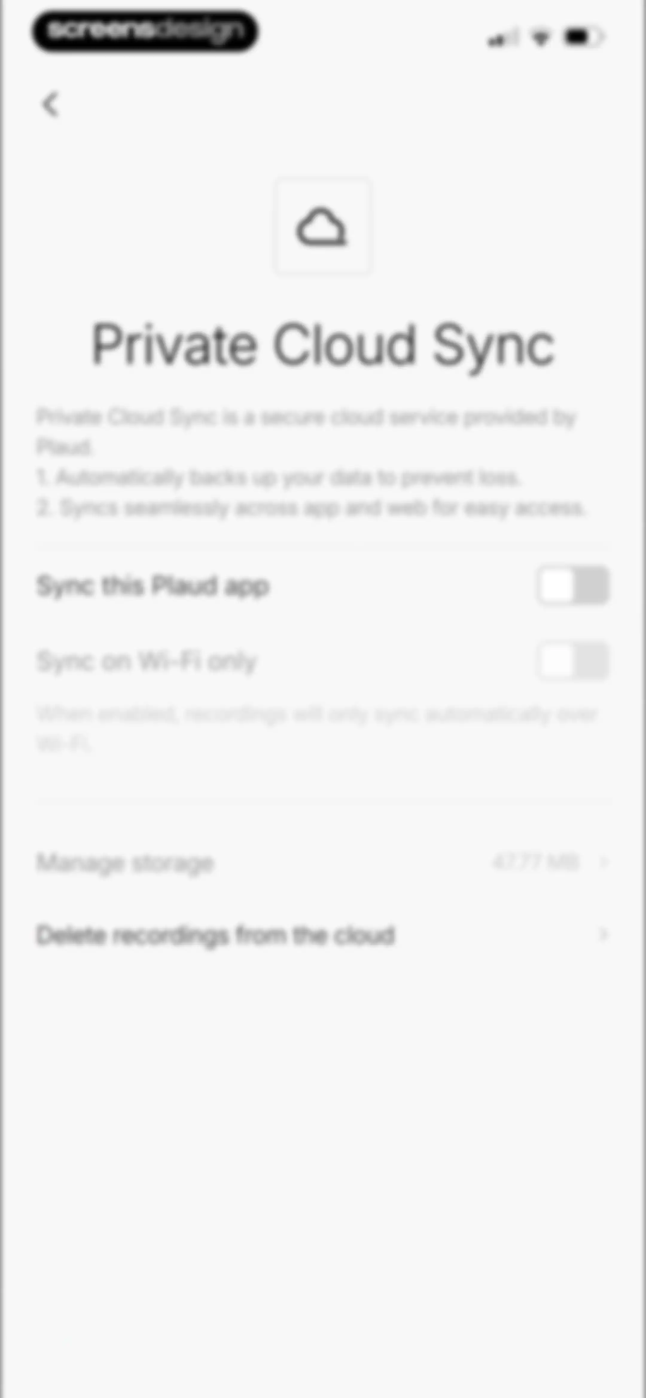 Plaud: AI Note Taker screen 101