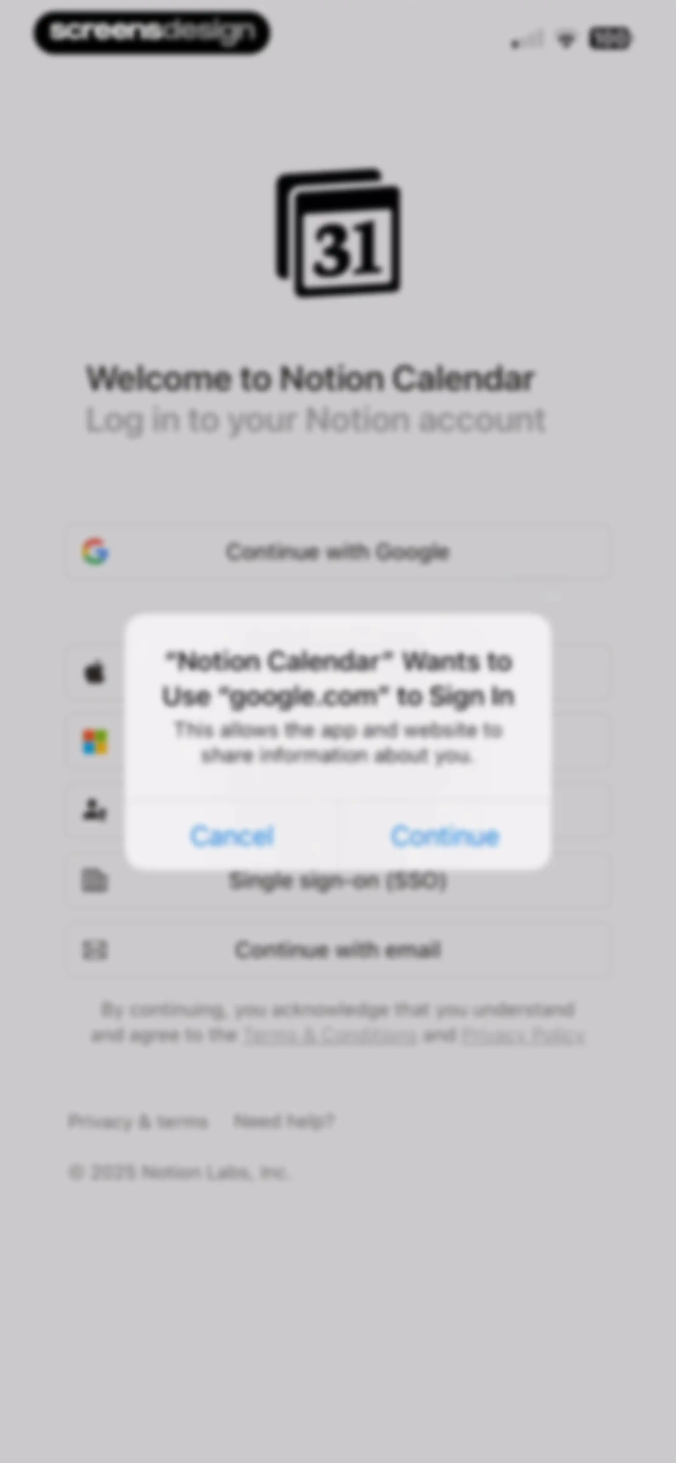 Notion Calendar screen 14