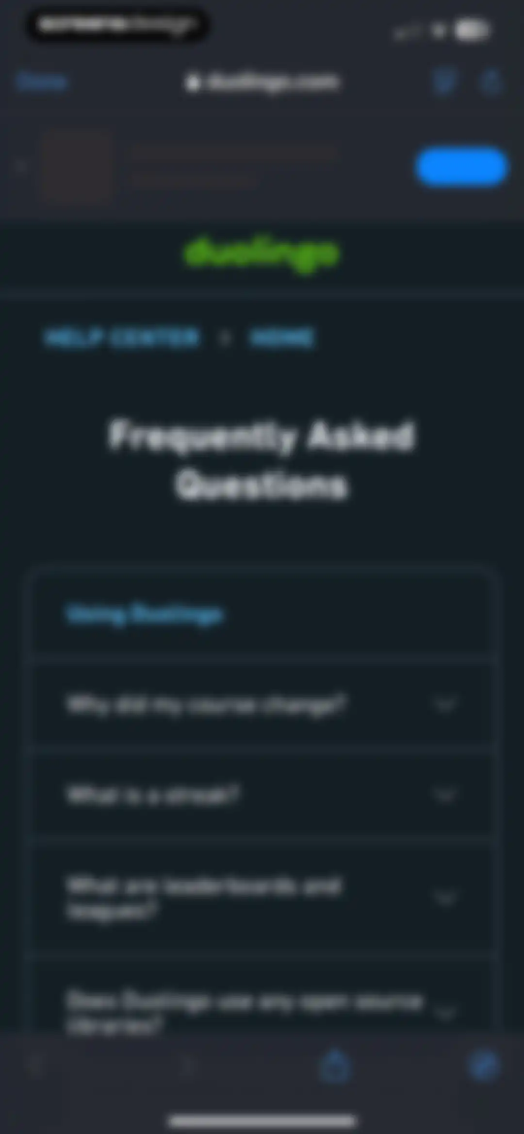 Duolingo: Language Lessons screen 187
