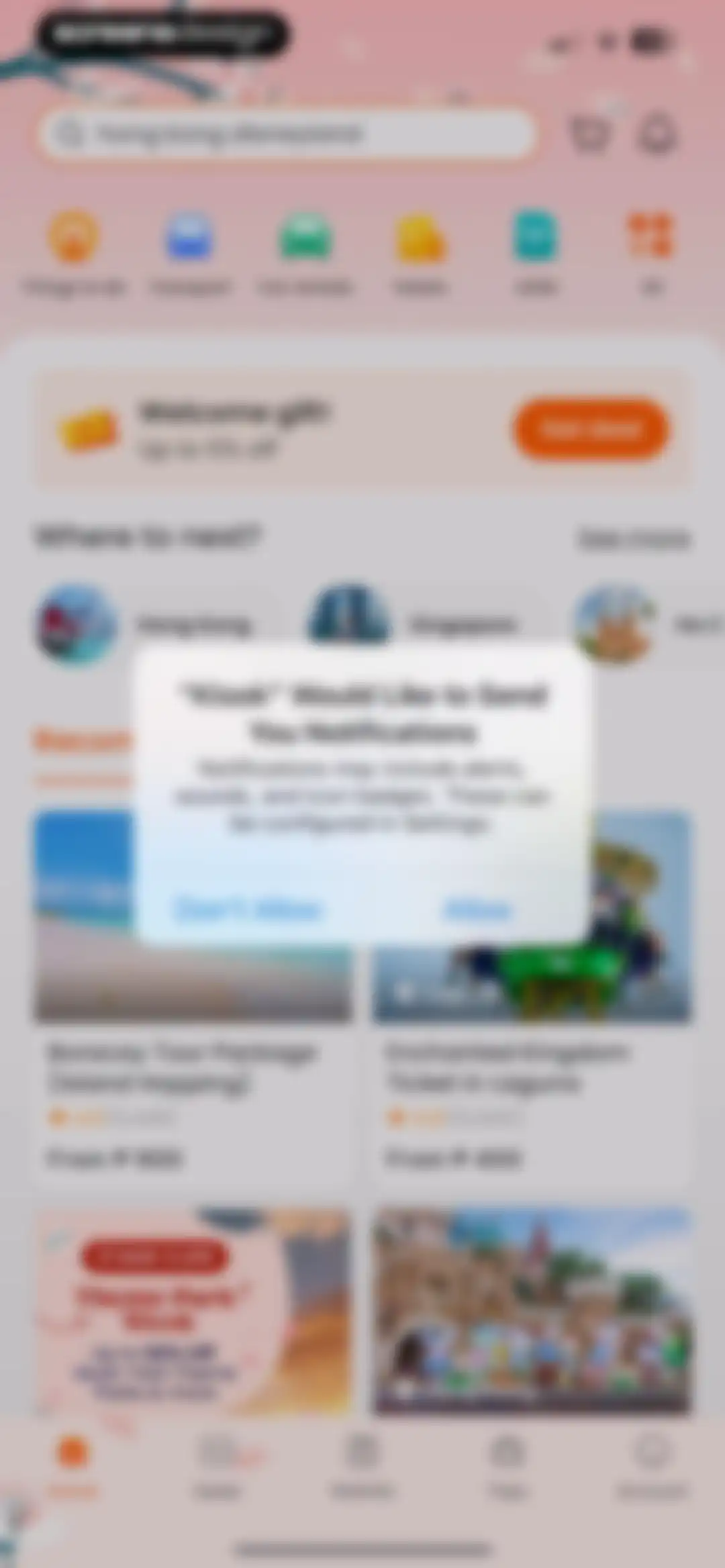 Klook: Travel & Activities screen 5