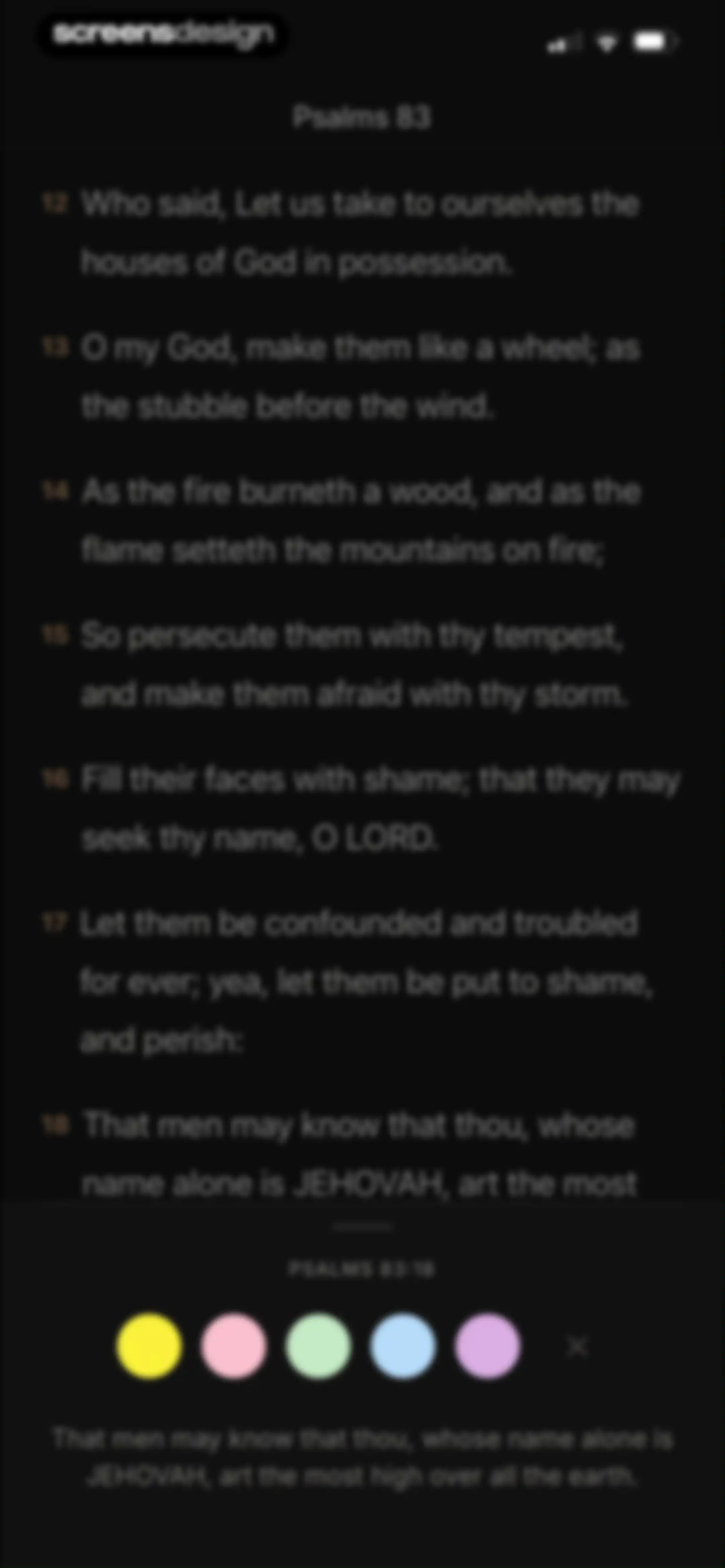 Holy Bible Widget: Daily Verse screen 97