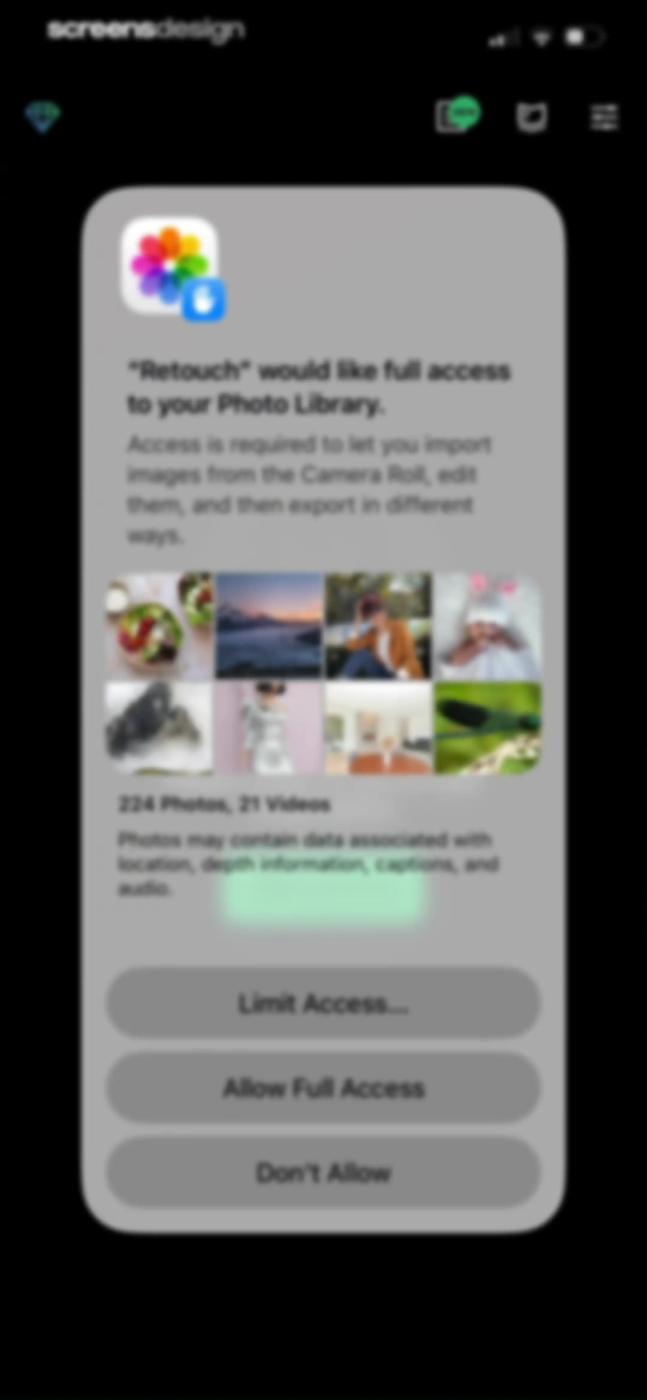 TouchRetouch screen 15