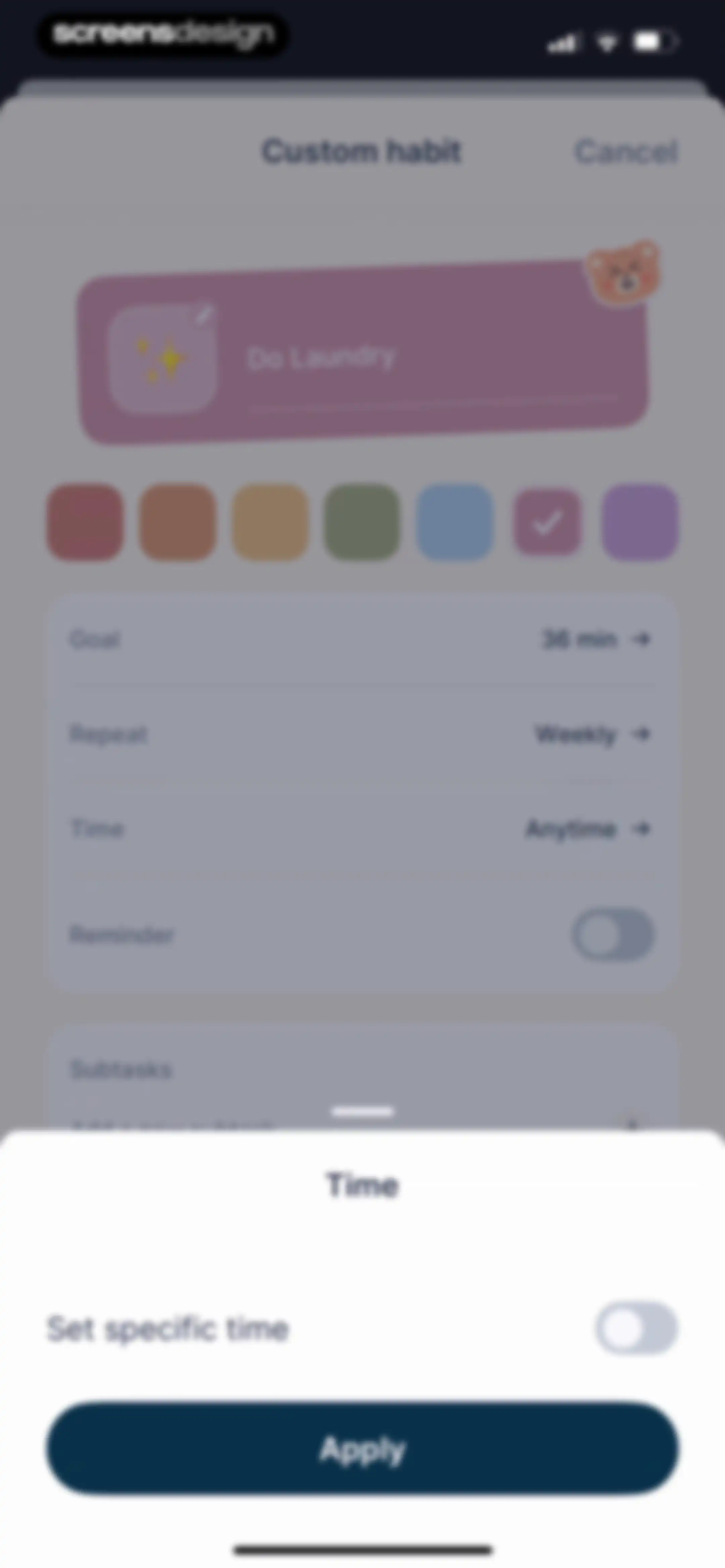TeddyCare: Daily Routine Plan screen 76