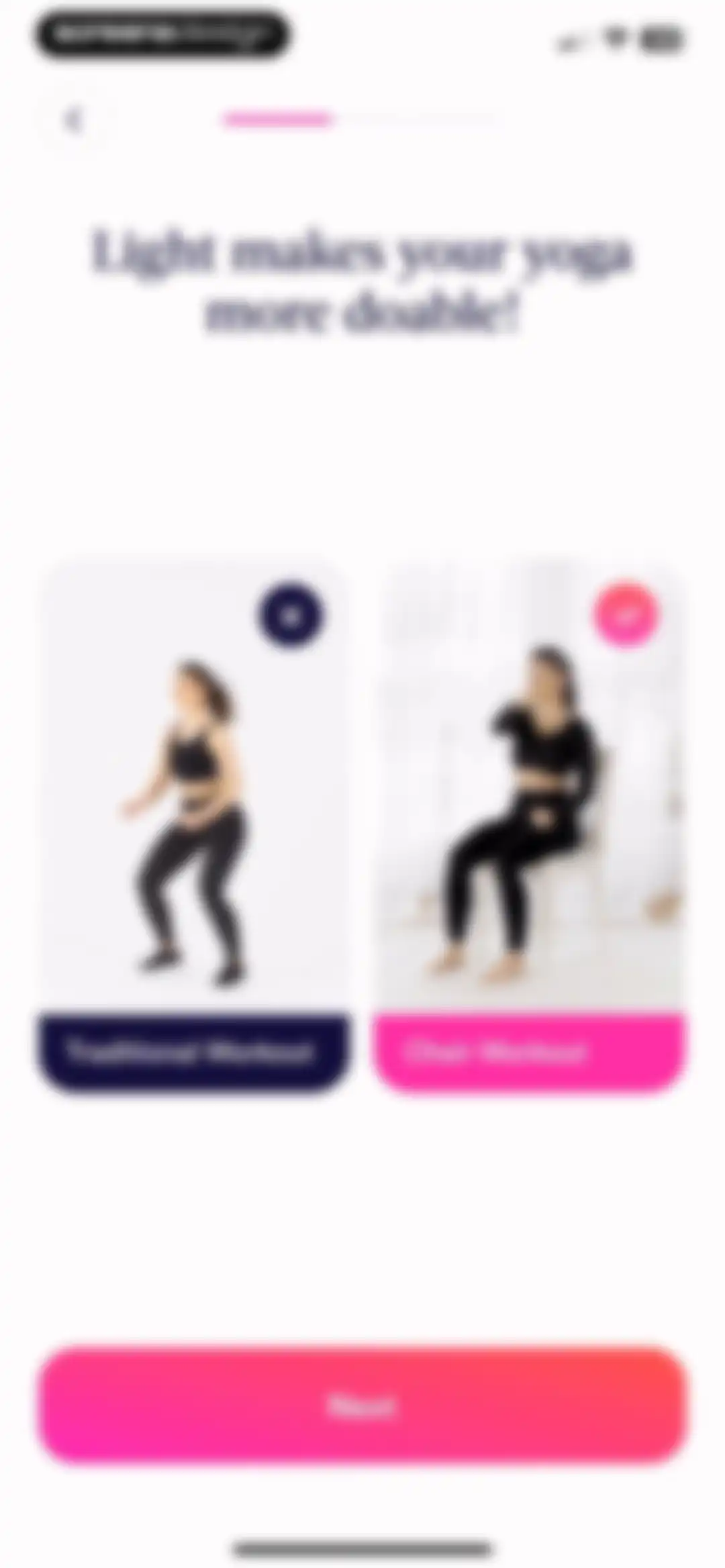 Light: Chair Yoga Plan screen 9