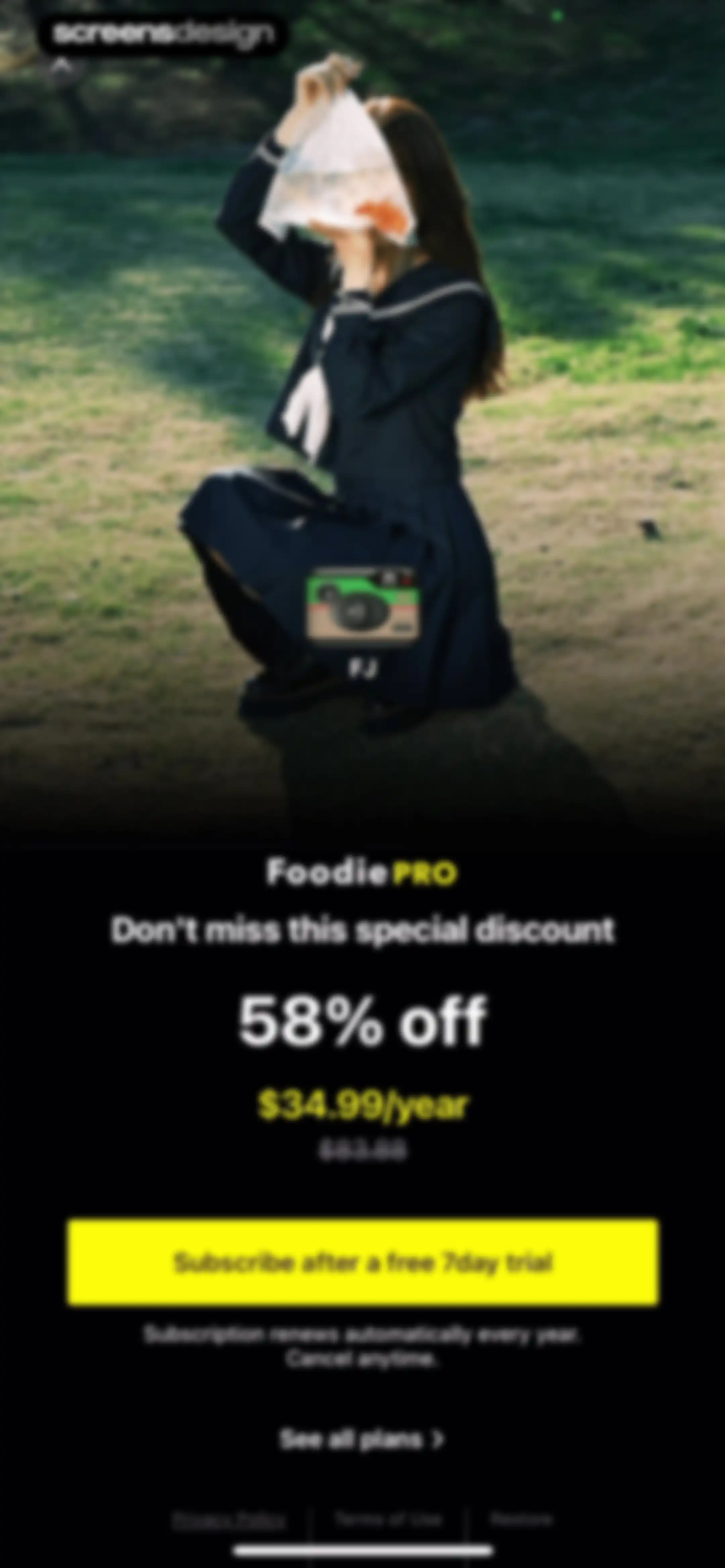 Foodie - Filter & Film Camera screen 7