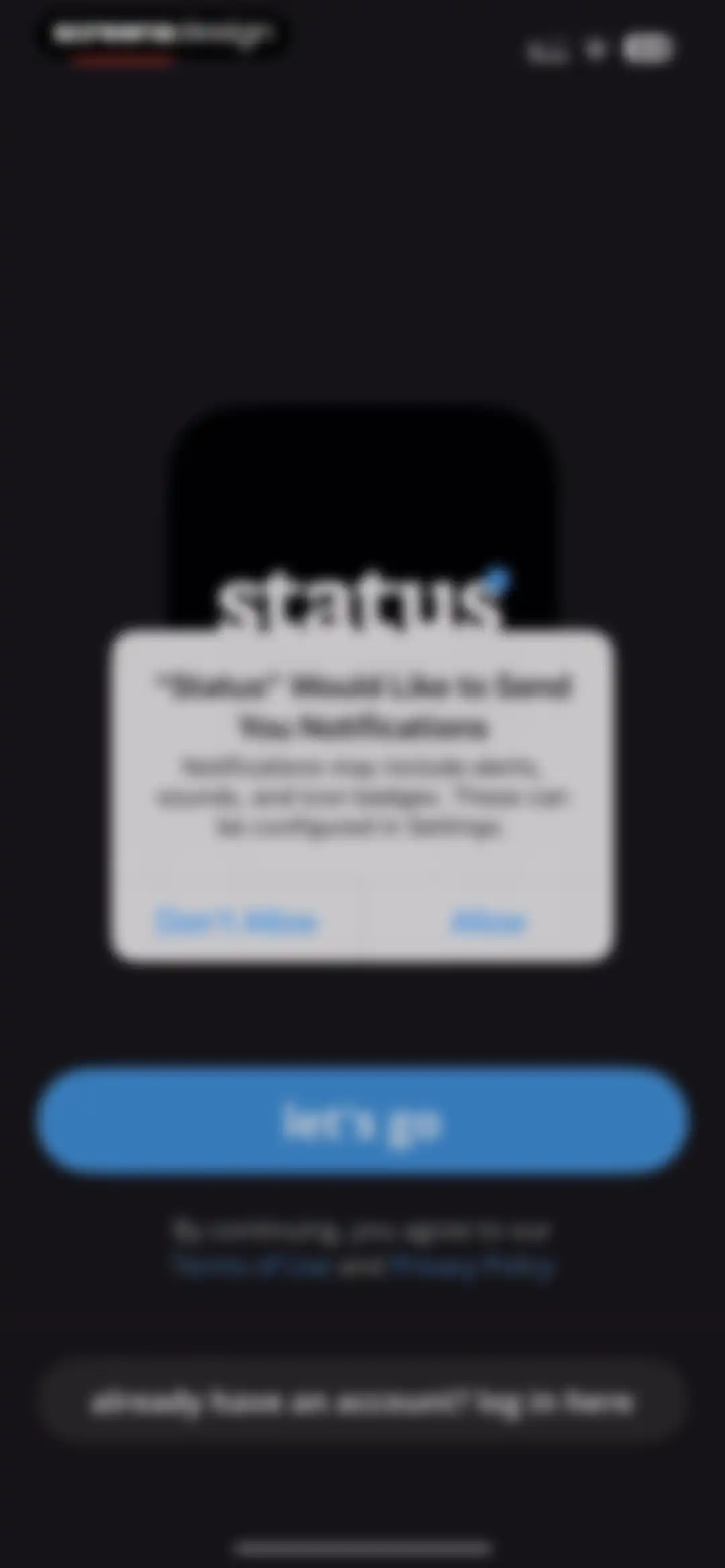 status - sims but social media screen 2