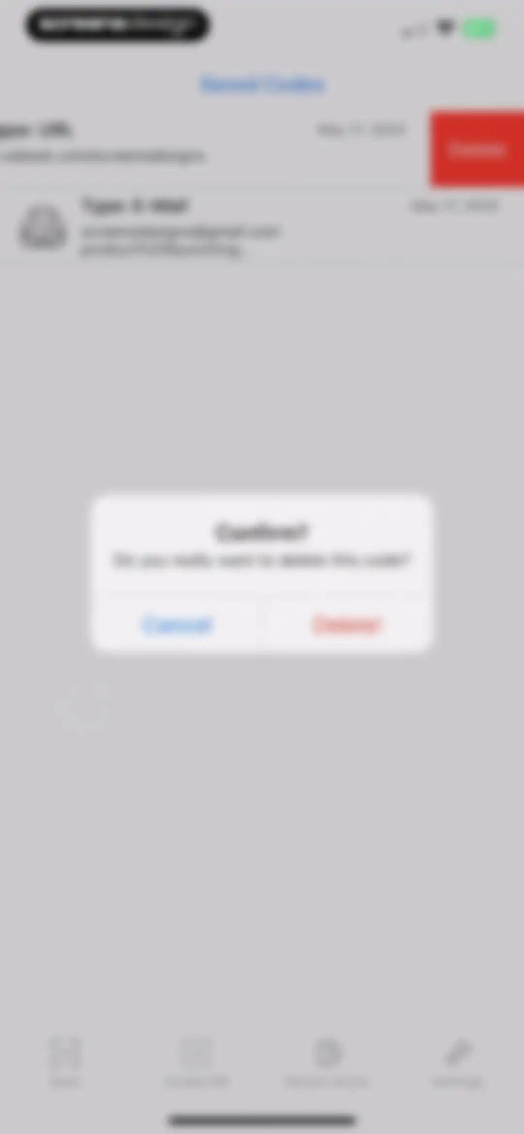 QR Reader and Barcode Scanner screen 24