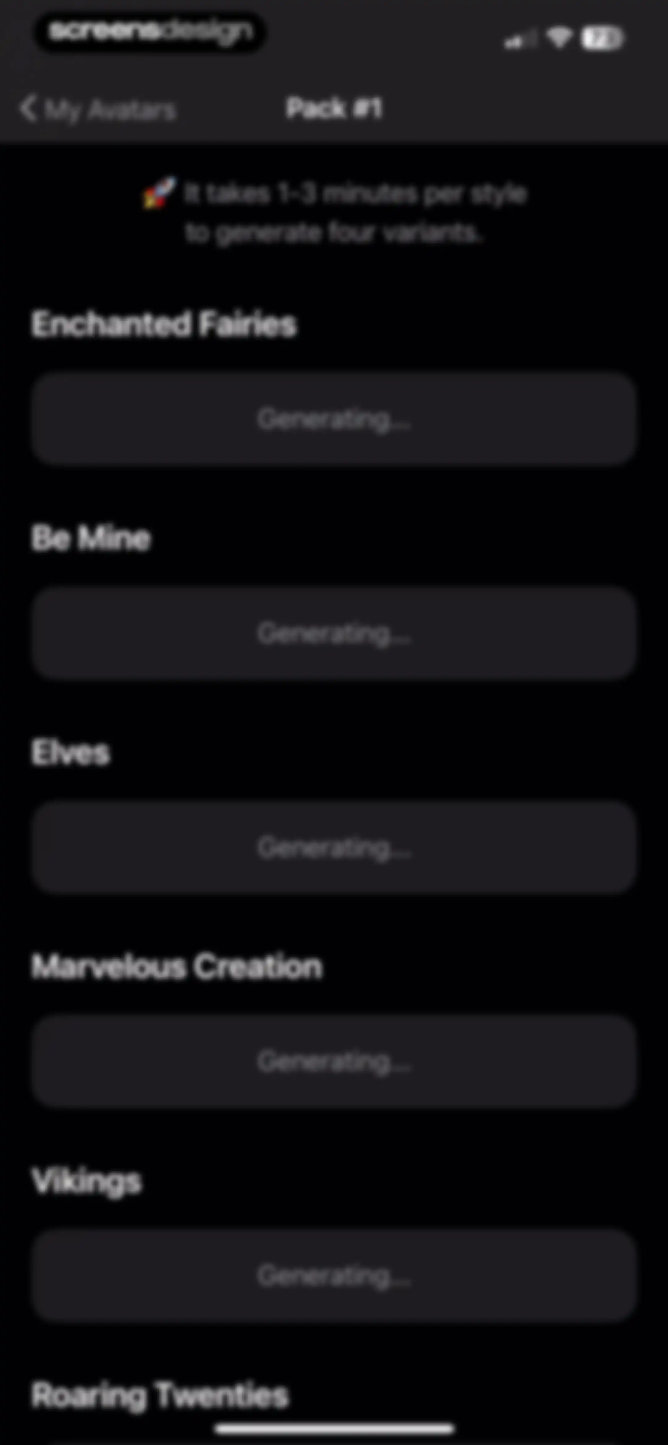 Lensa AI: Photo Editor screen 83