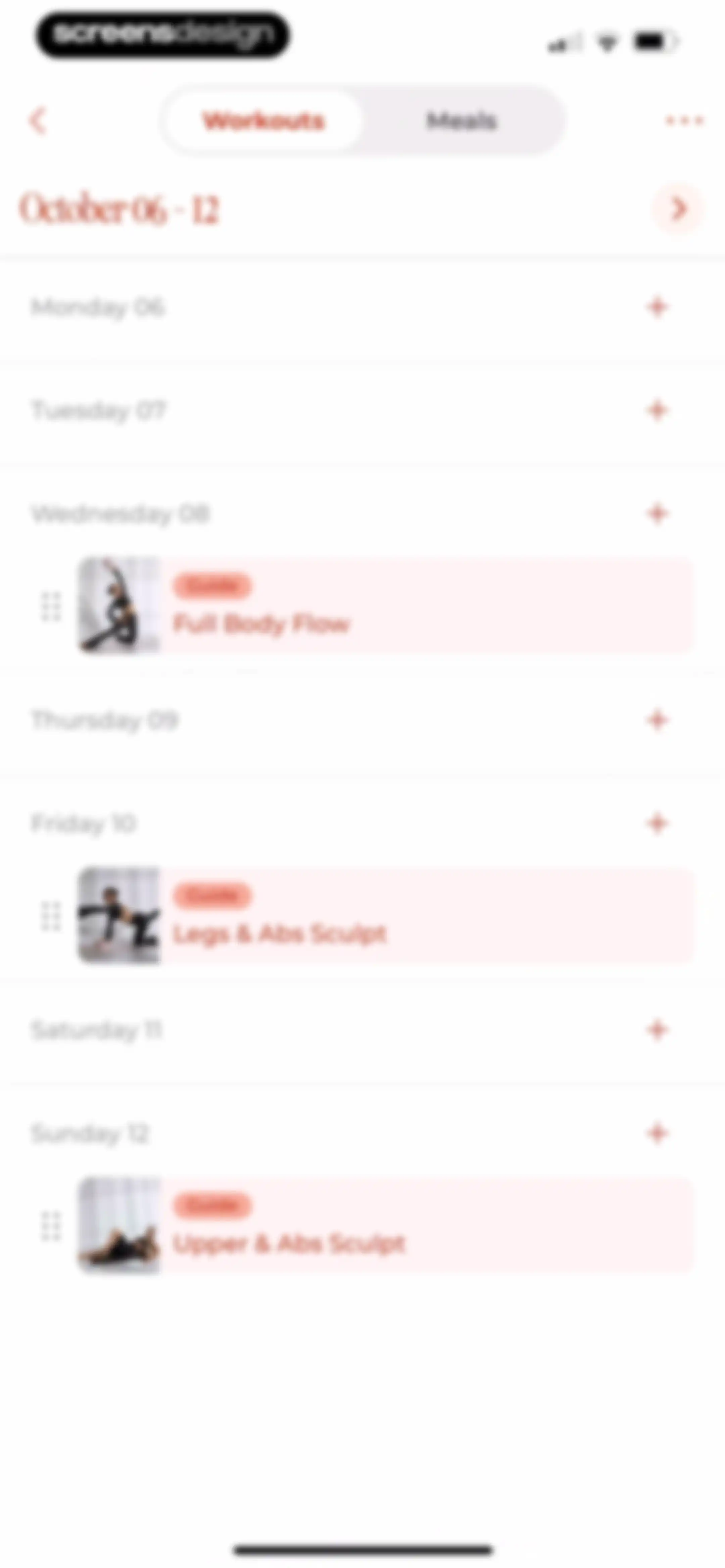 WeGLOW: Home Workout for Women screen 64