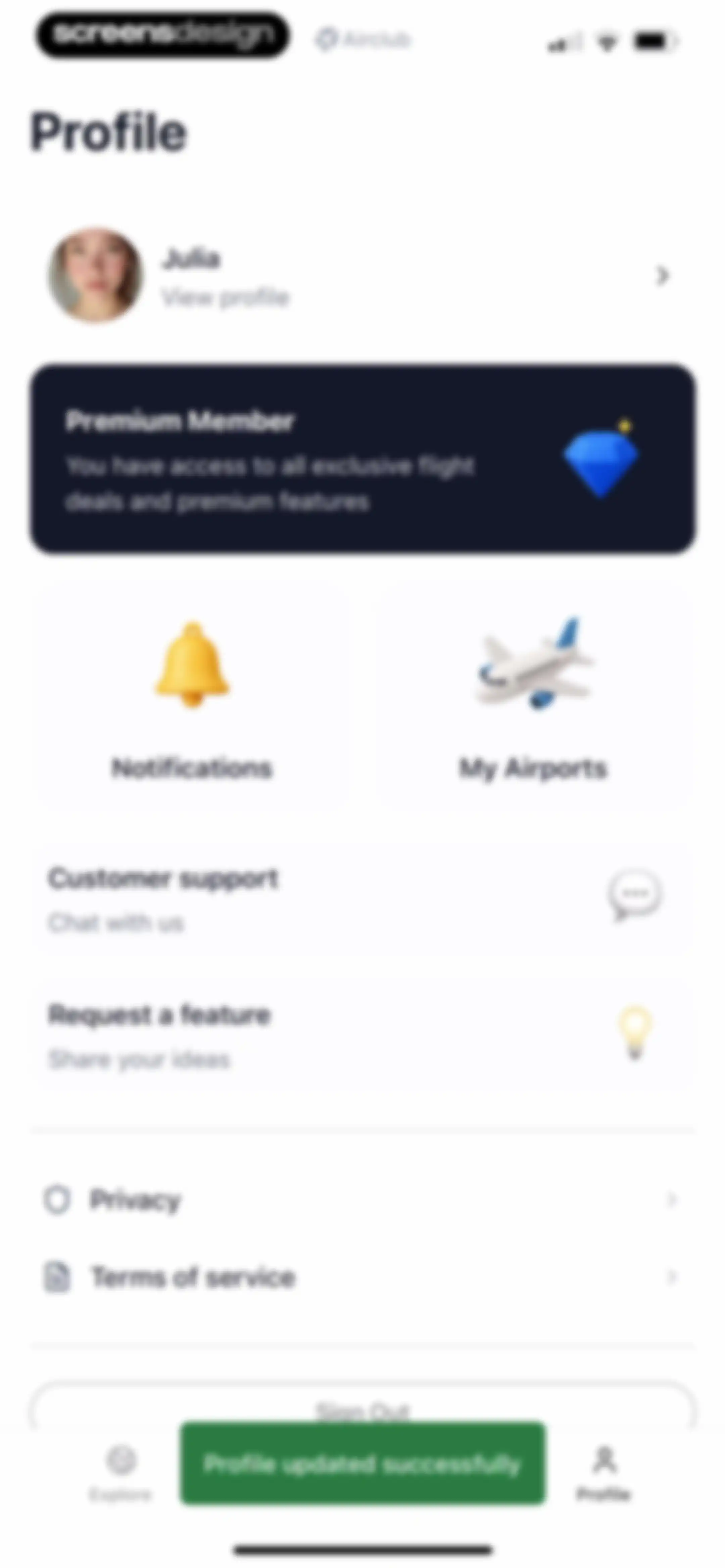 Airclub - Flight Deals screen 79