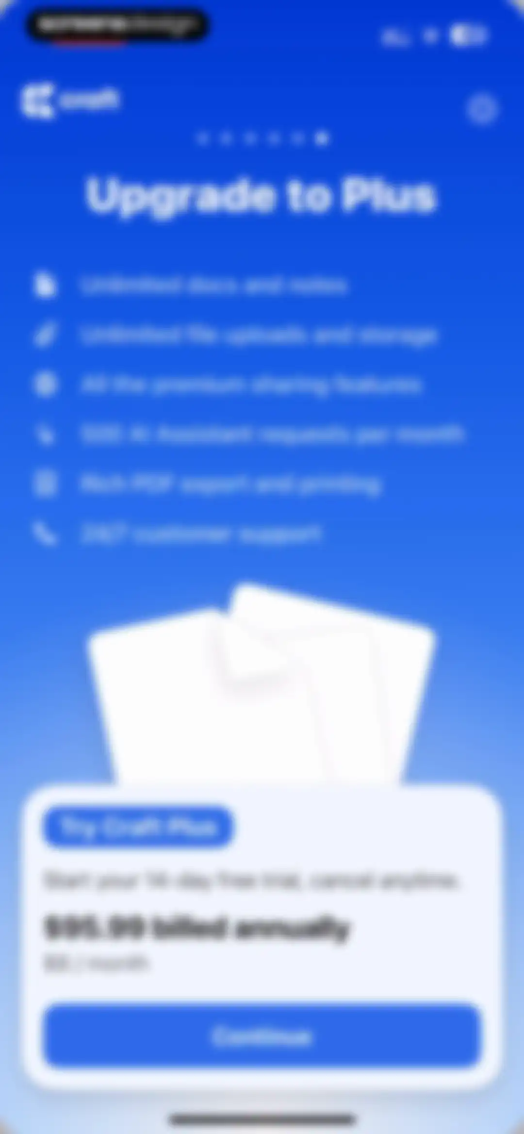 Craft: Notes, Documents, AI screen 166
