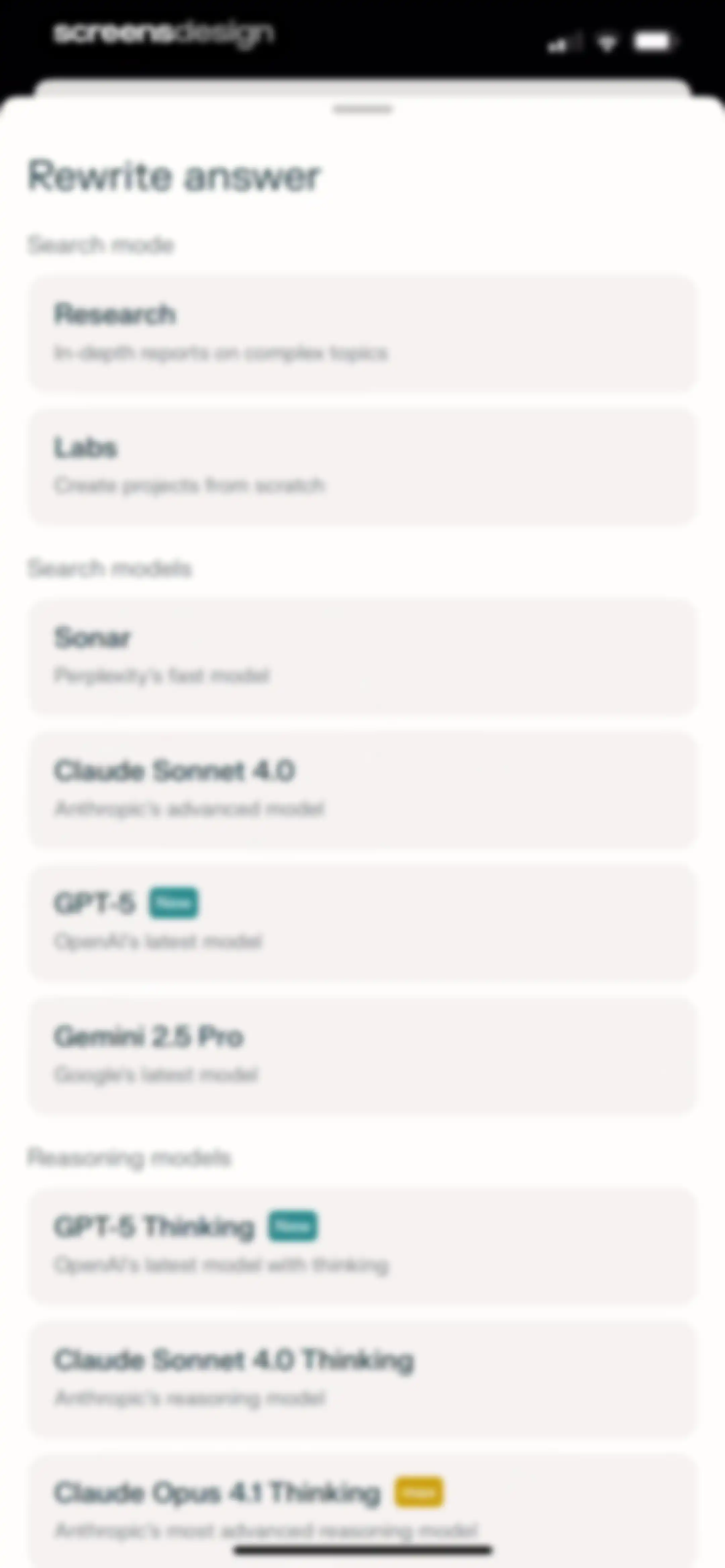 Perplexity - AI Search & Chat screen 21