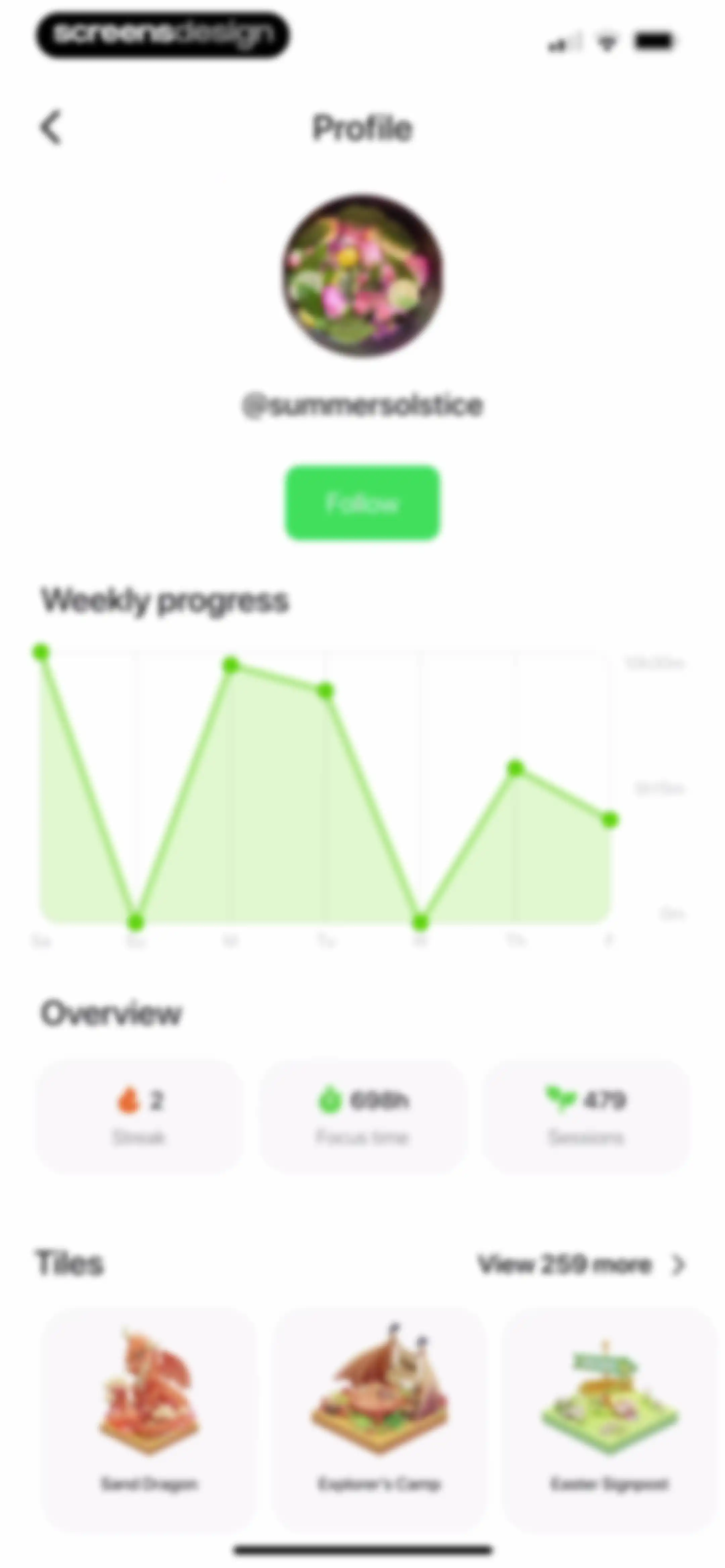 Focus Tree: Timer & Flashcards screen 84