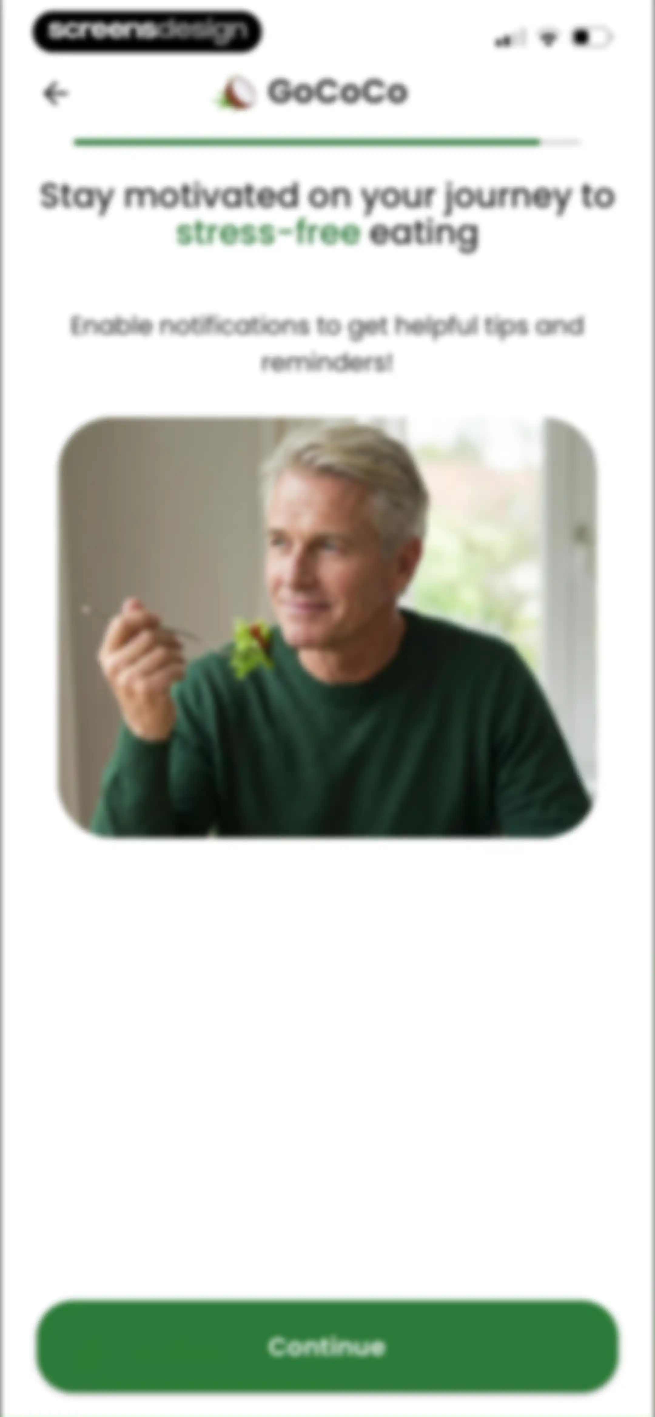 Diabetes food tracker - Gococo screen 47