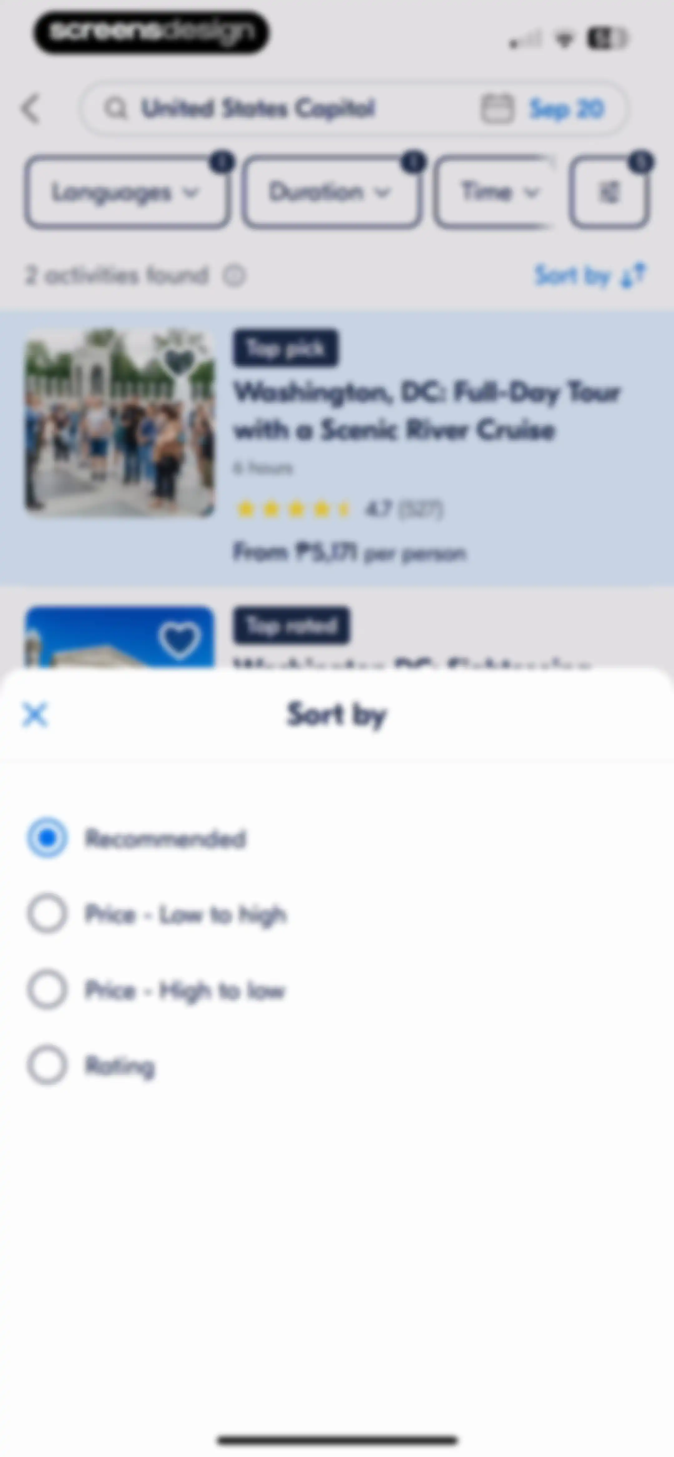 GetYourGuide: Plan & Book screen 65