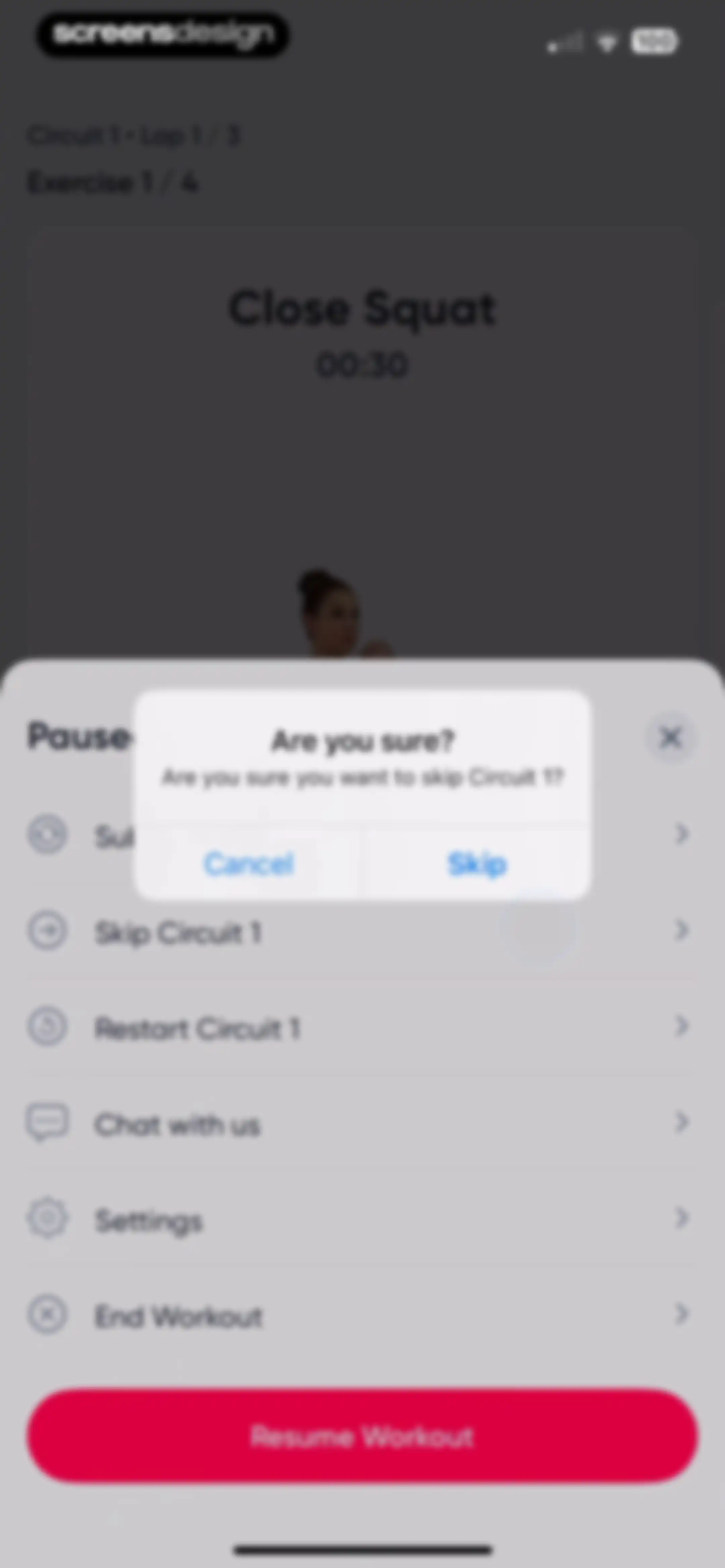Sweat: Fitness App For Women screen 72