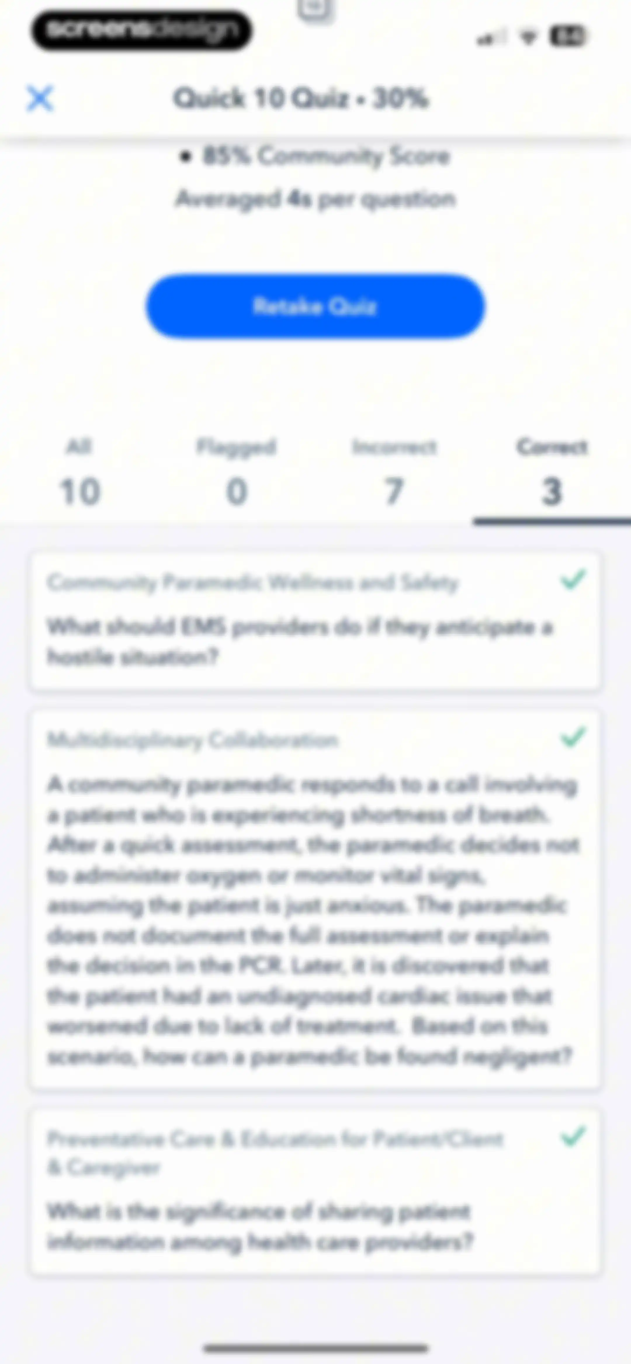 Pocket Prep EMS 2026 screen 41