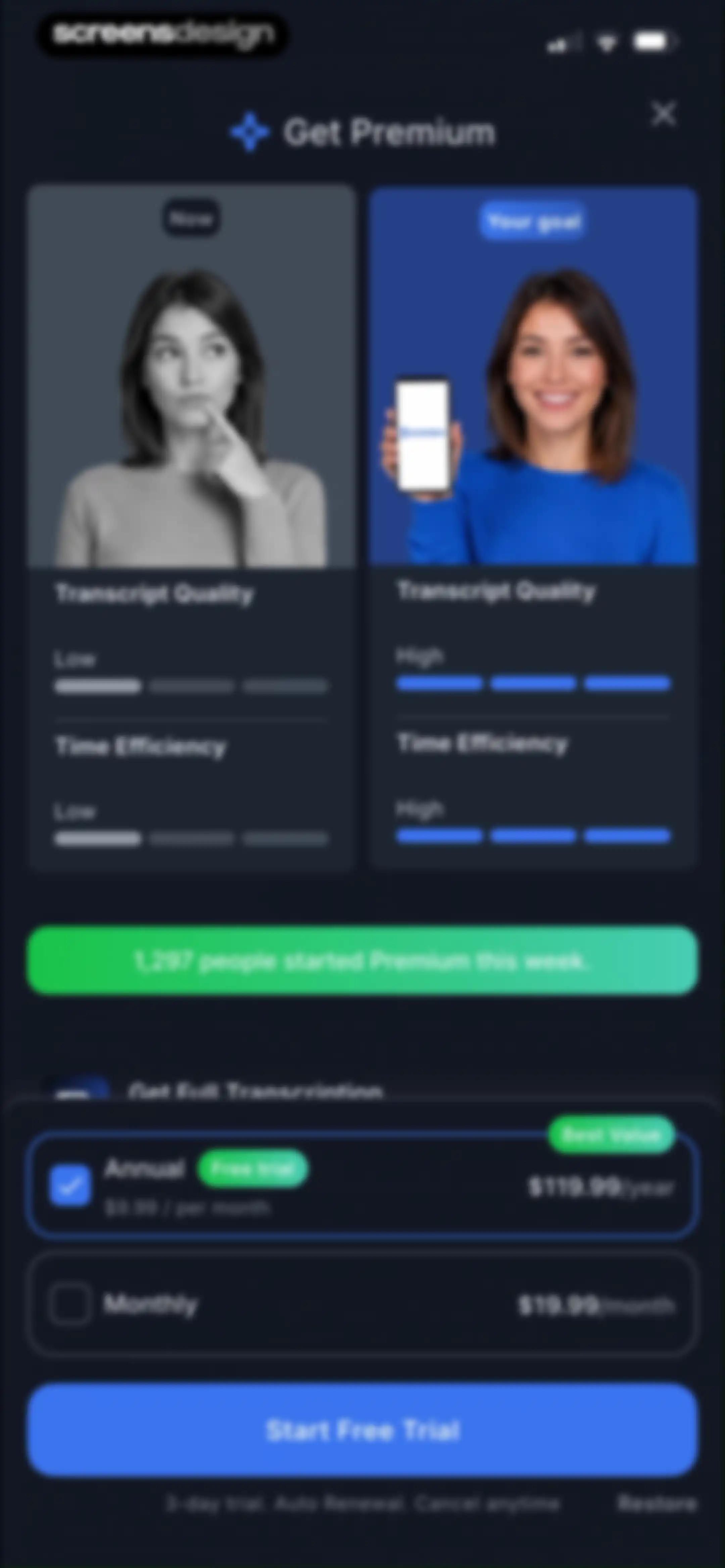 Transkriptor - Speech to Text screen 9