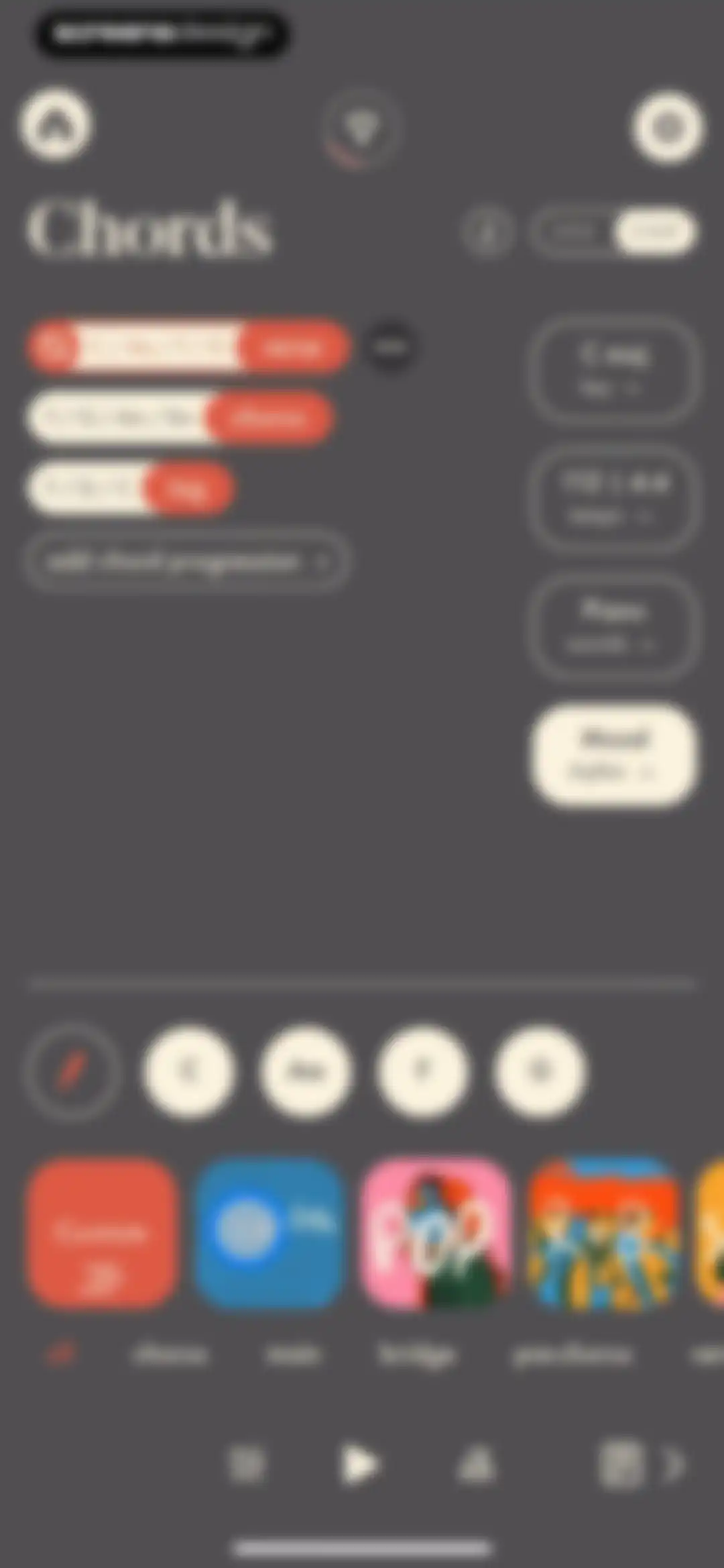 Demo: Songwriting Studio screen 46