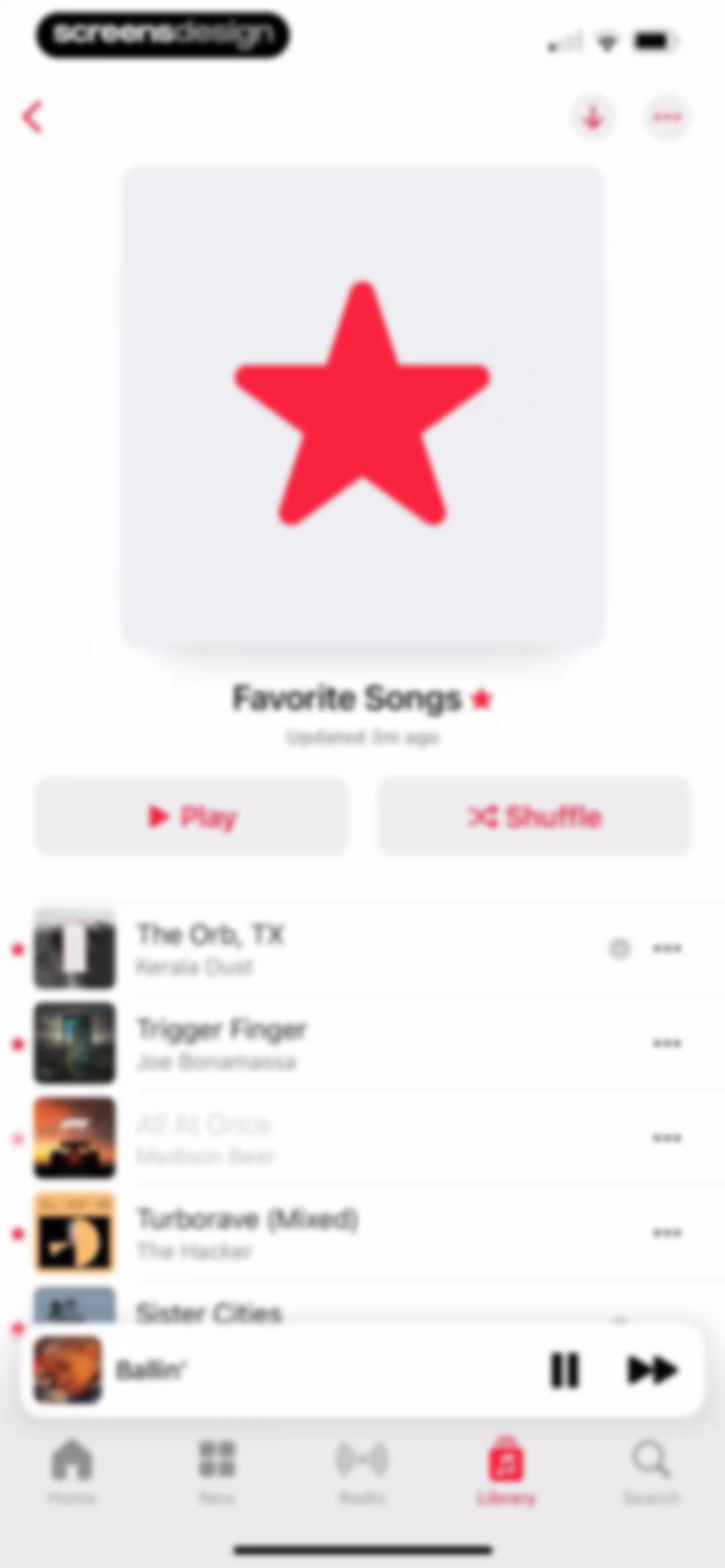 Apple Music screen 116