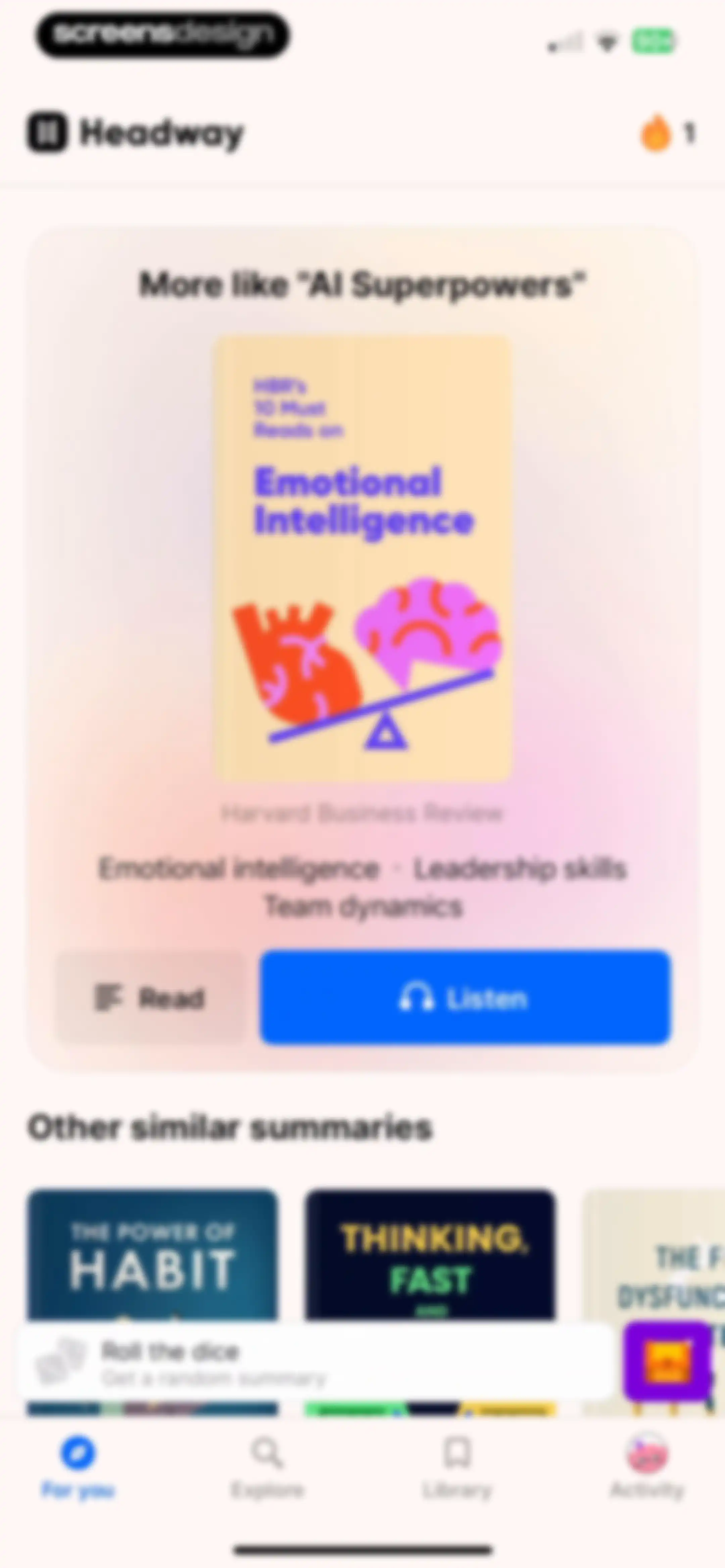 Headway - Daily Micro Learning screen 92