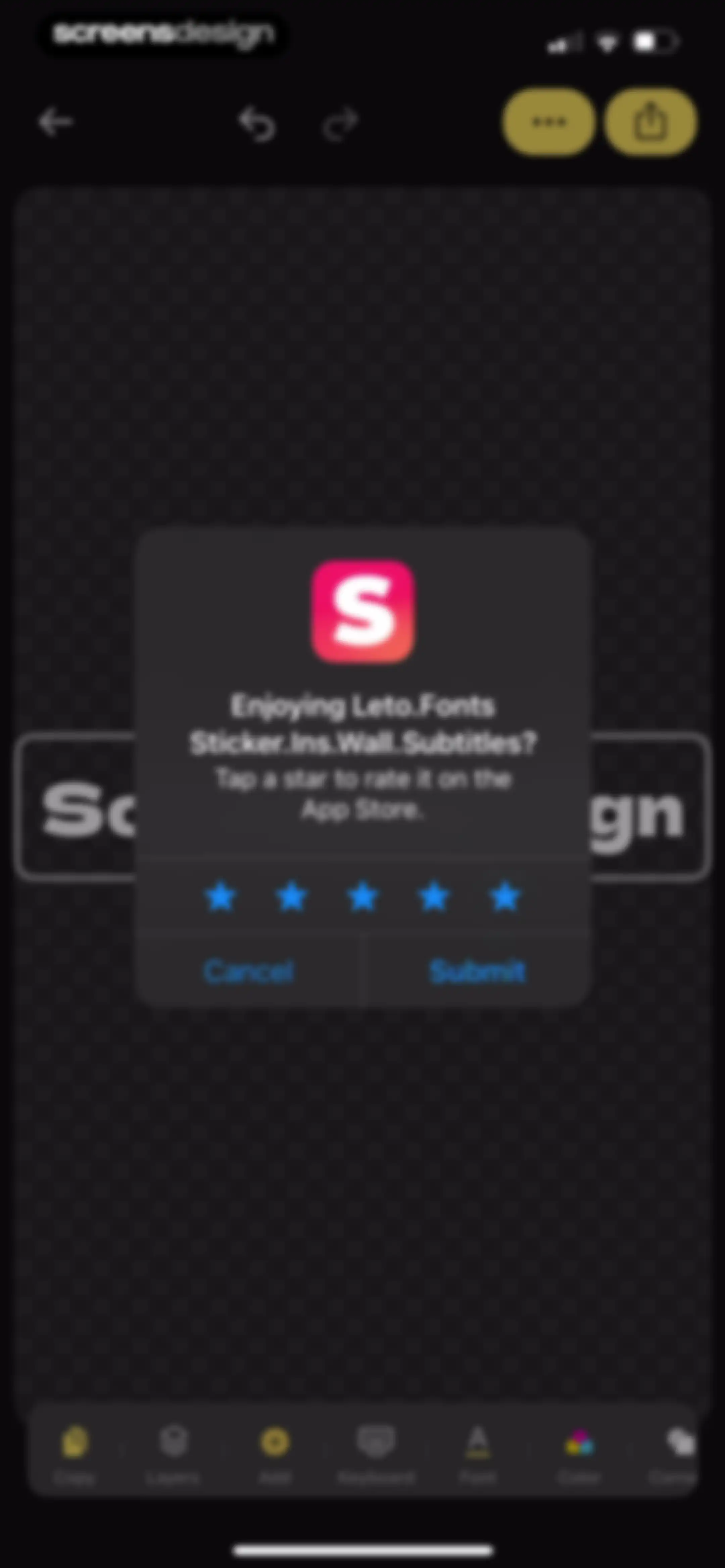 Leto: Font for Instagram Story screen 24