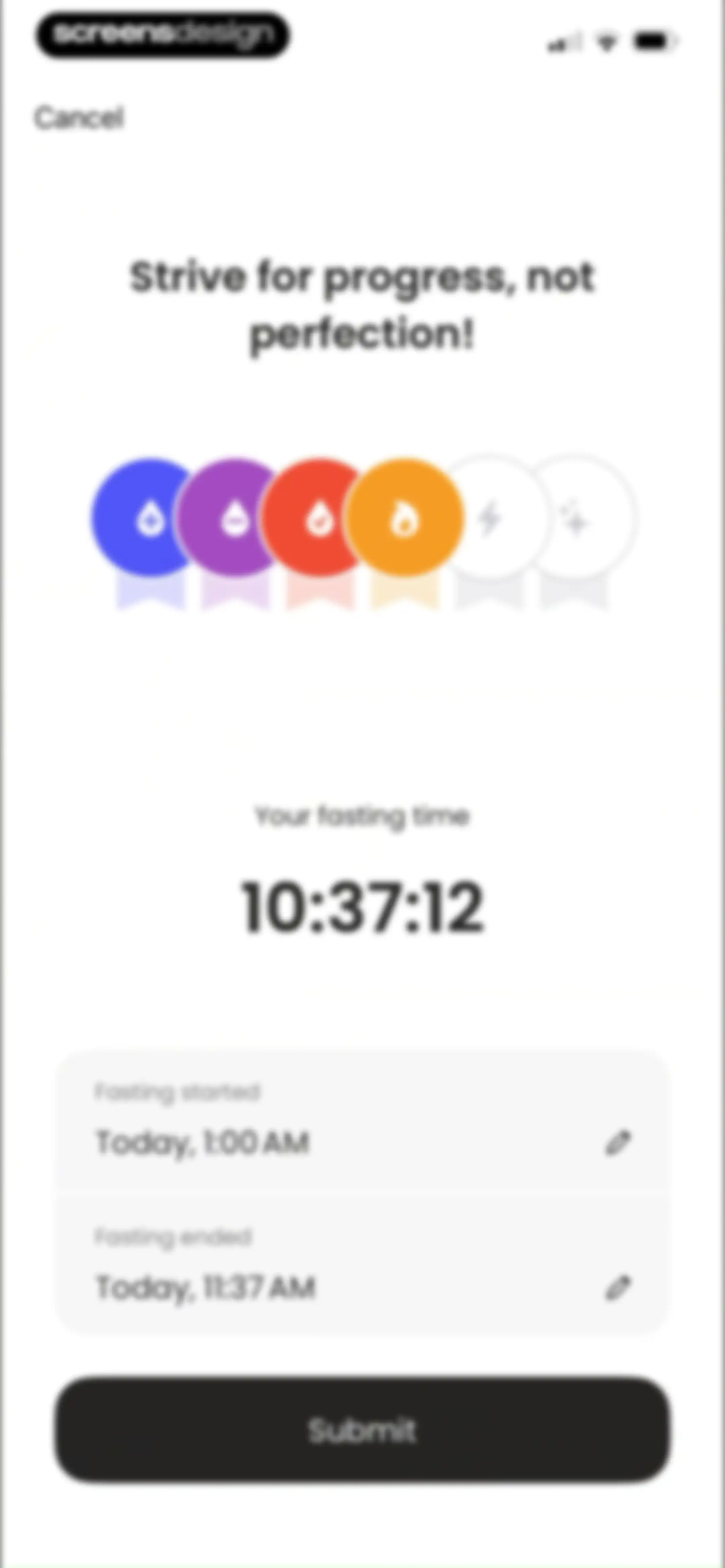 Fasting App: Tracker & Timer screen 107