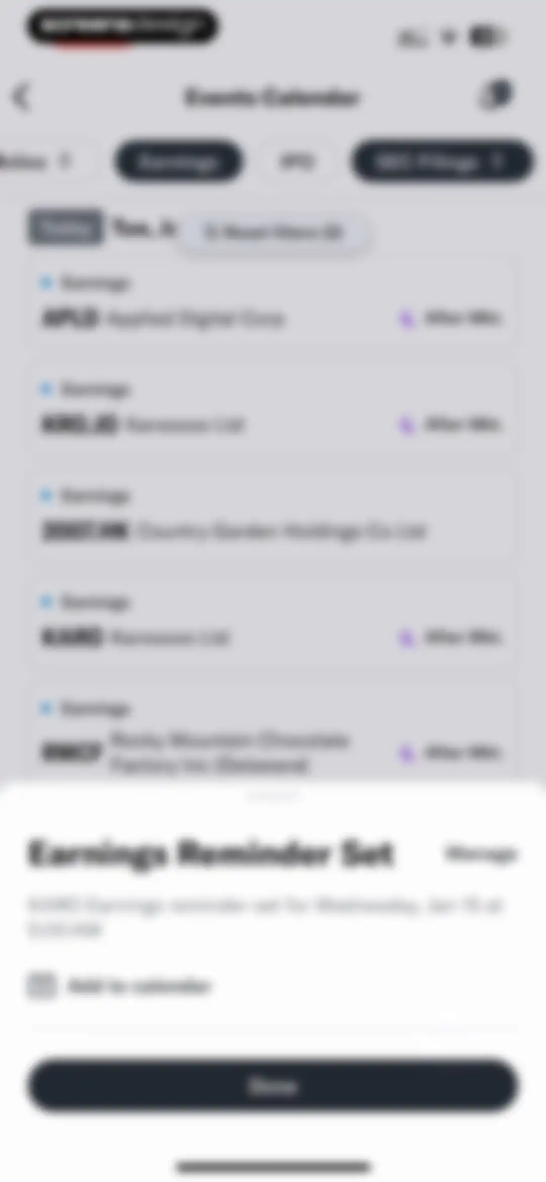 Yahoo Finance: Stocks, Markets screen 141