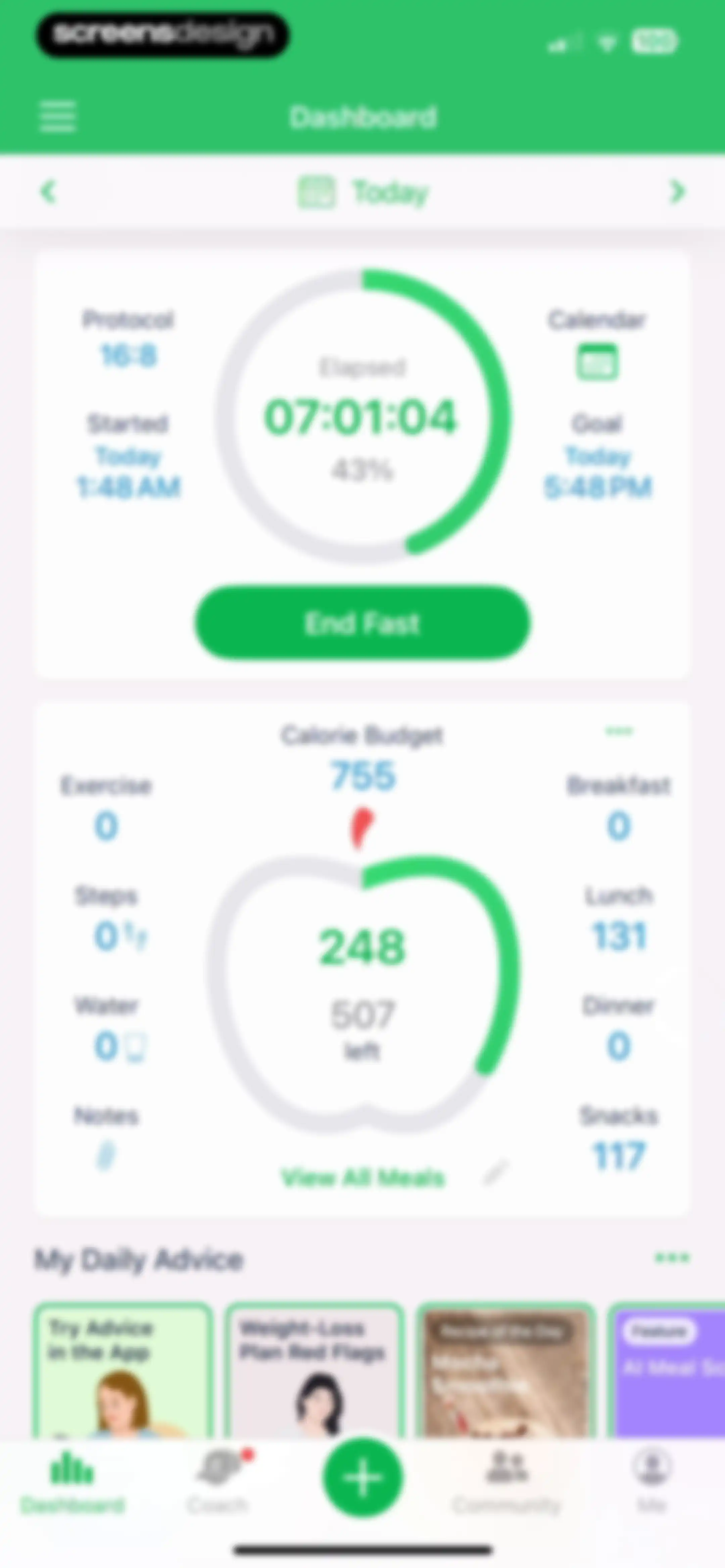 Calorie Counter - MyNetDiary screen 93