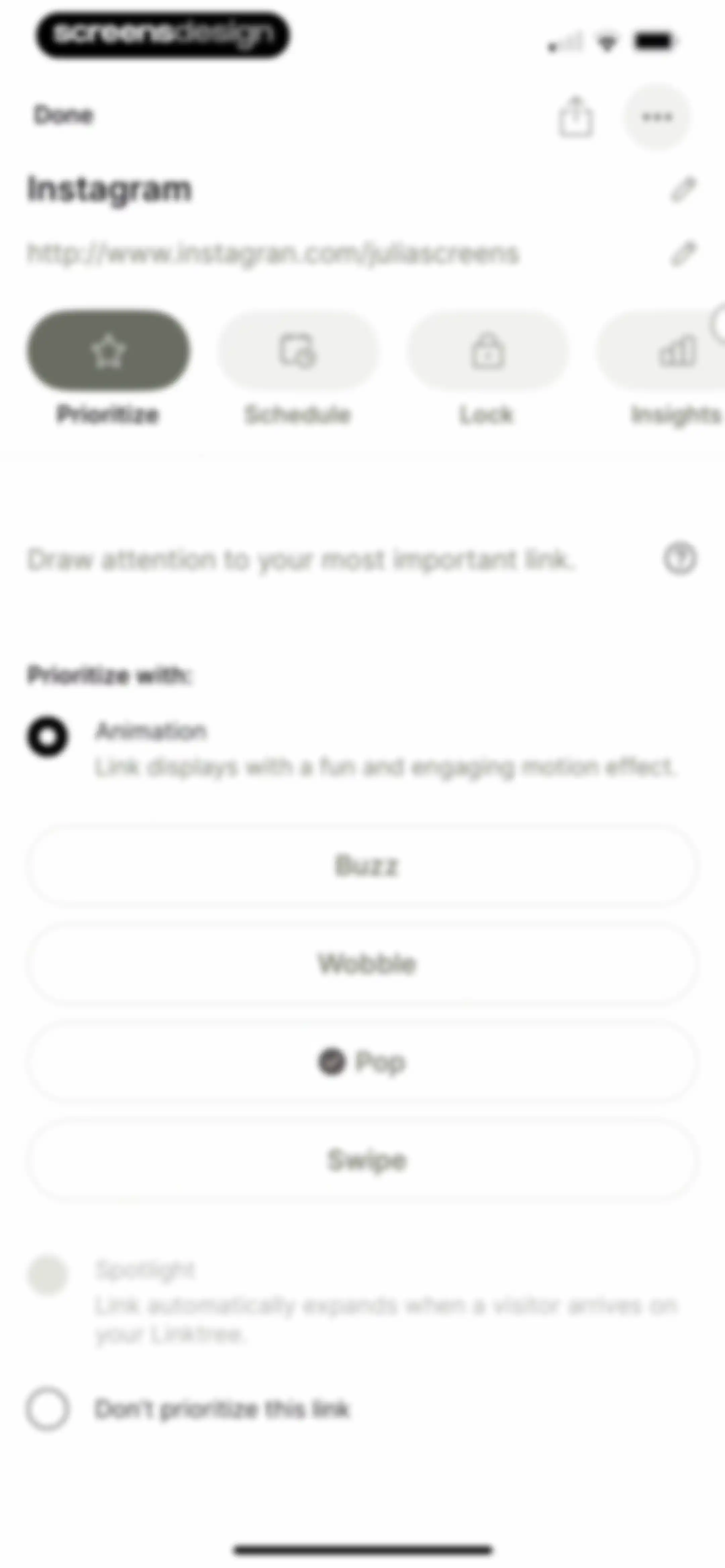 Linktree: Link in Bio Creator screen 65