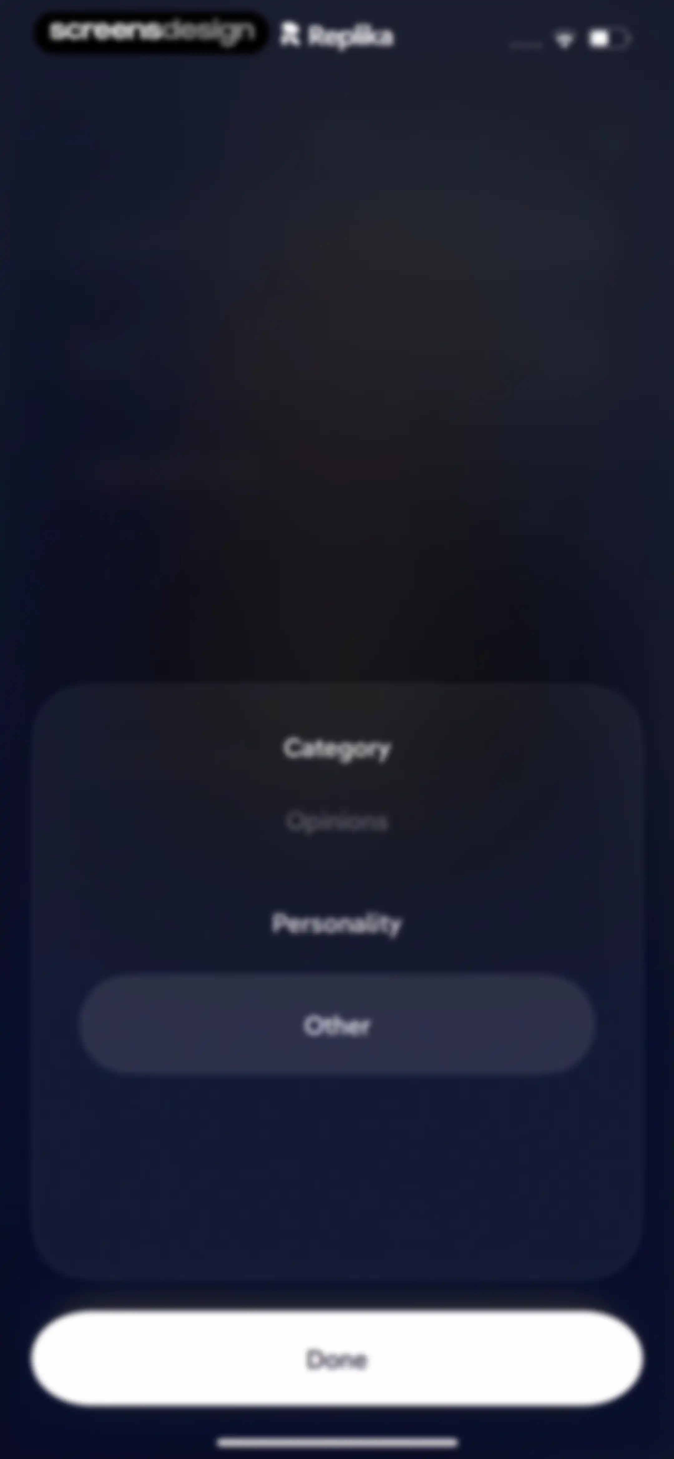 Replika - AI Companion Chat screen 61