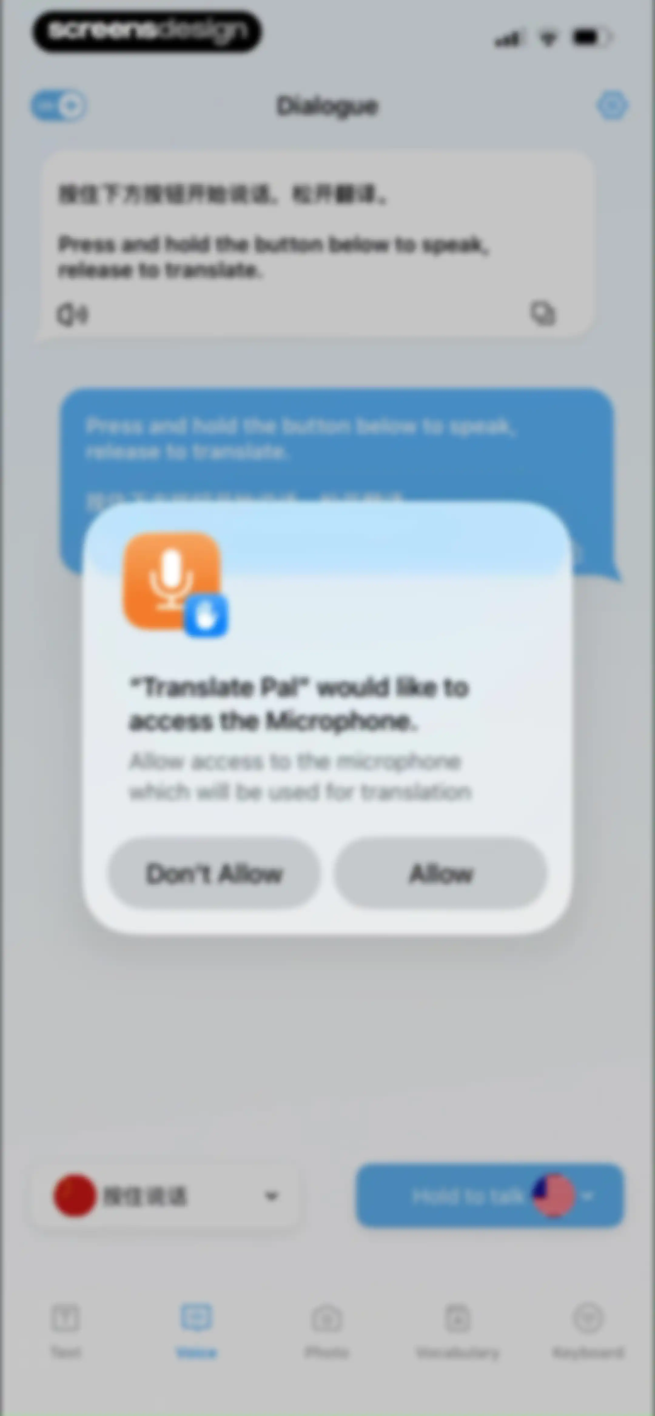 Translate Pal, Translate App screen 31