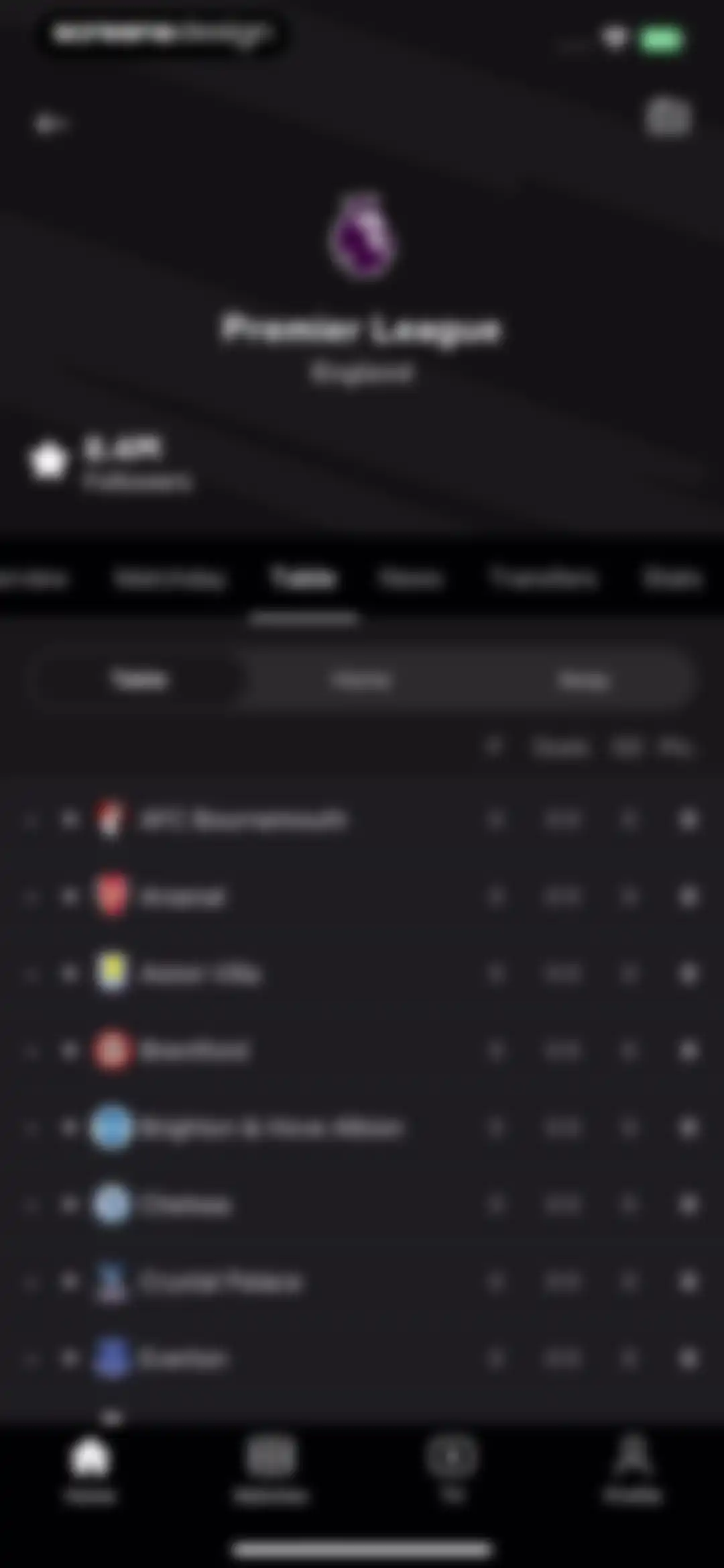 OneFootball Live Soccer scores screen 37