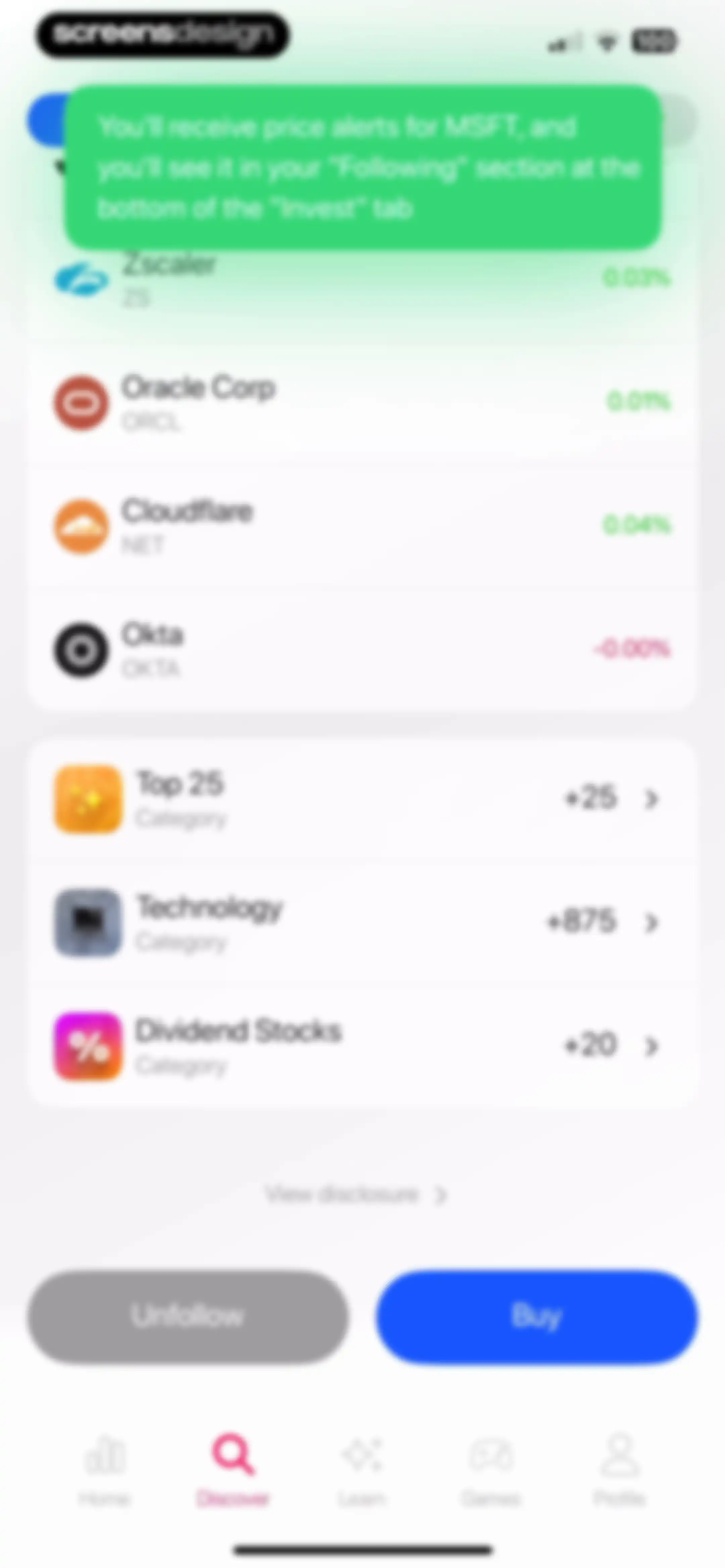 Bloom: Learn to Invest screen 68
