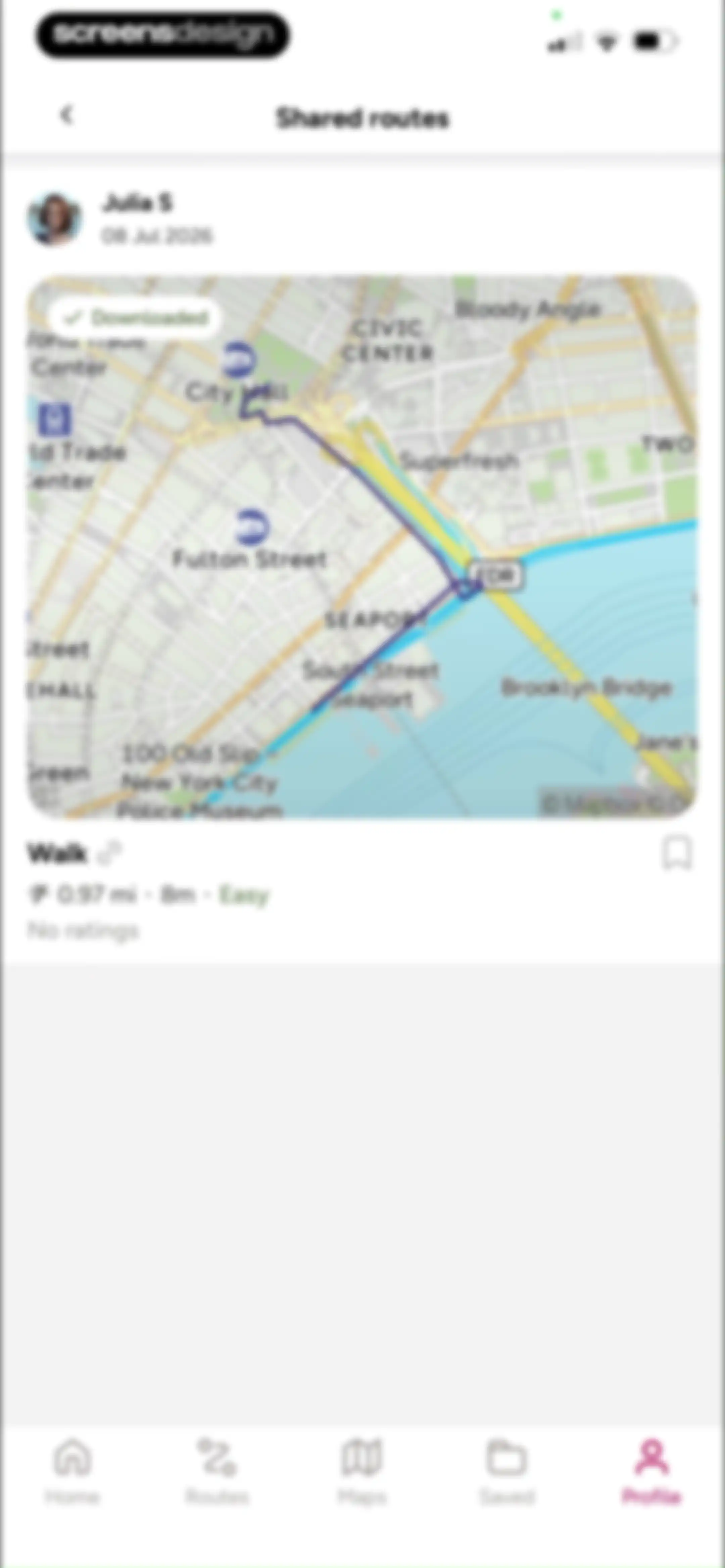 OS Maps: Walk, Hike, Run, Bike screen 145