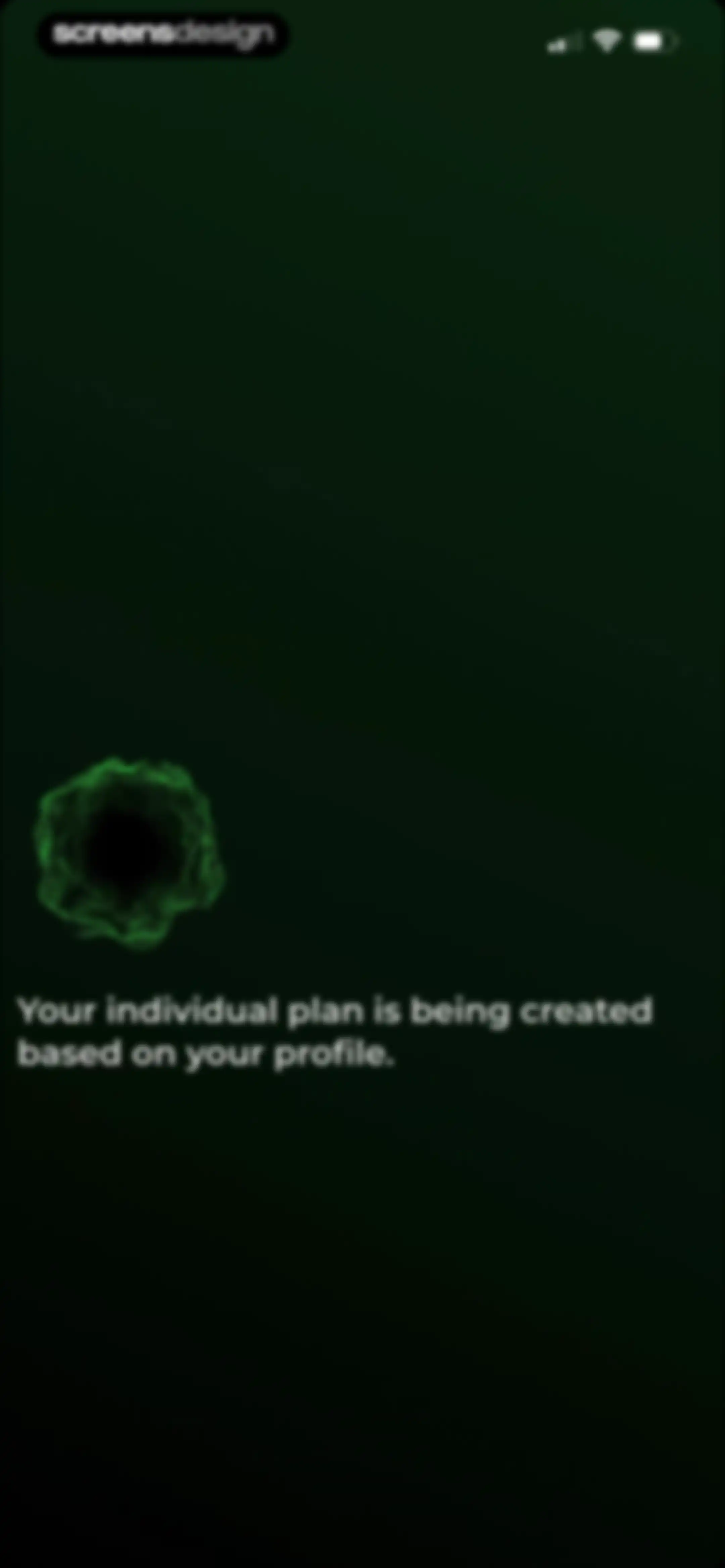 MCI - Personal Training AI screen 16