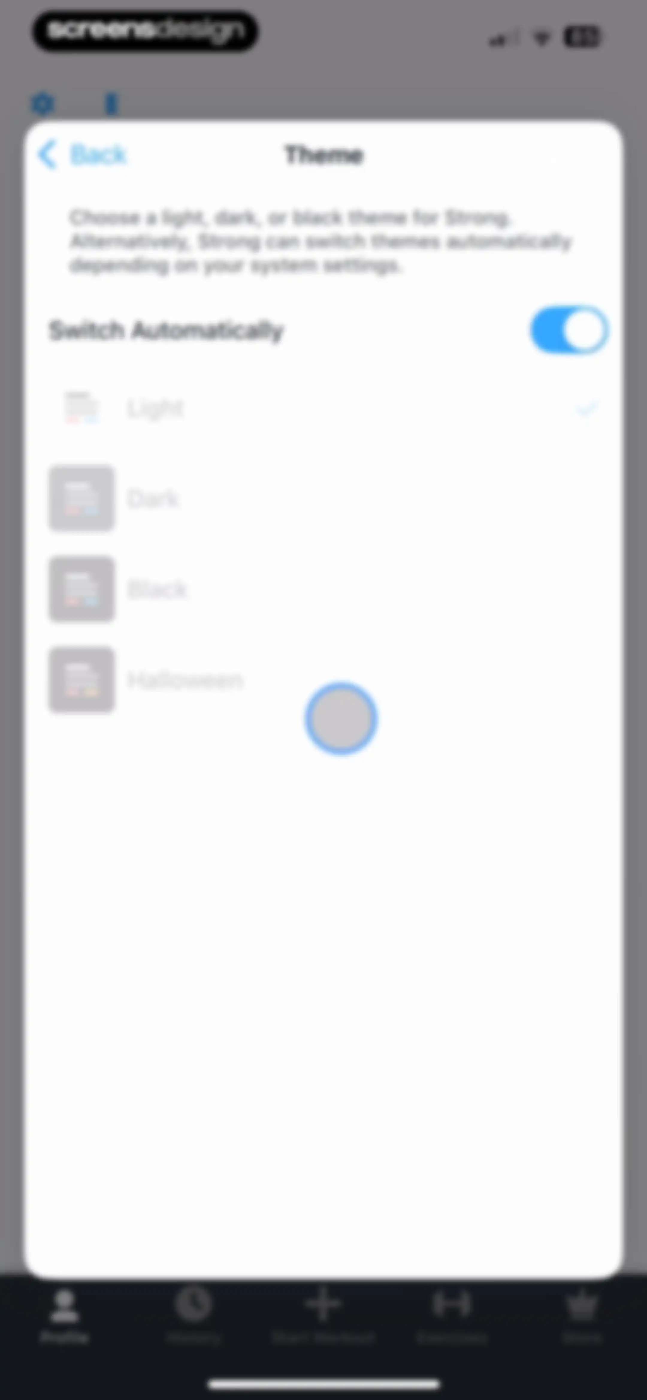 Strong Workout Tracker Gym Log screen 137