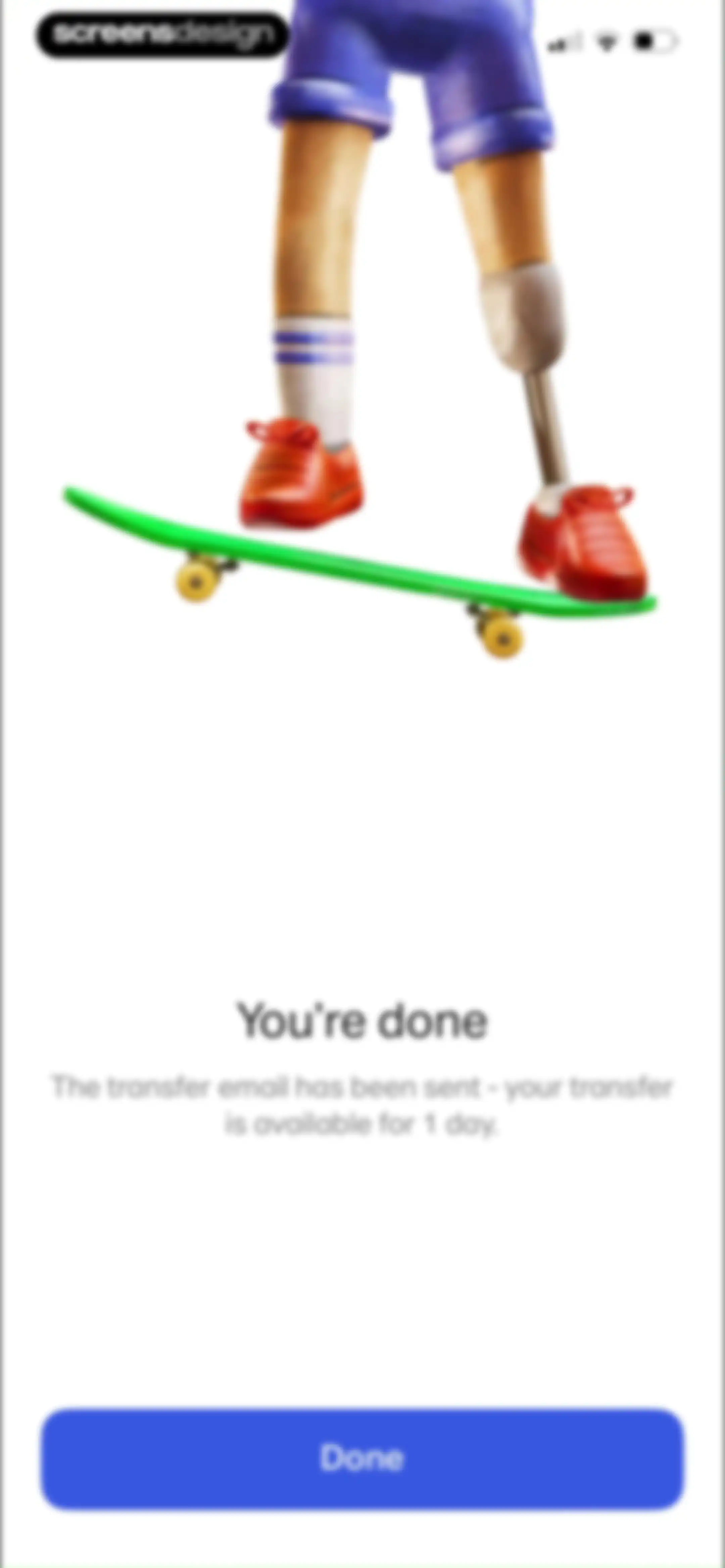 WeTransfer: Transfer Files screen 36