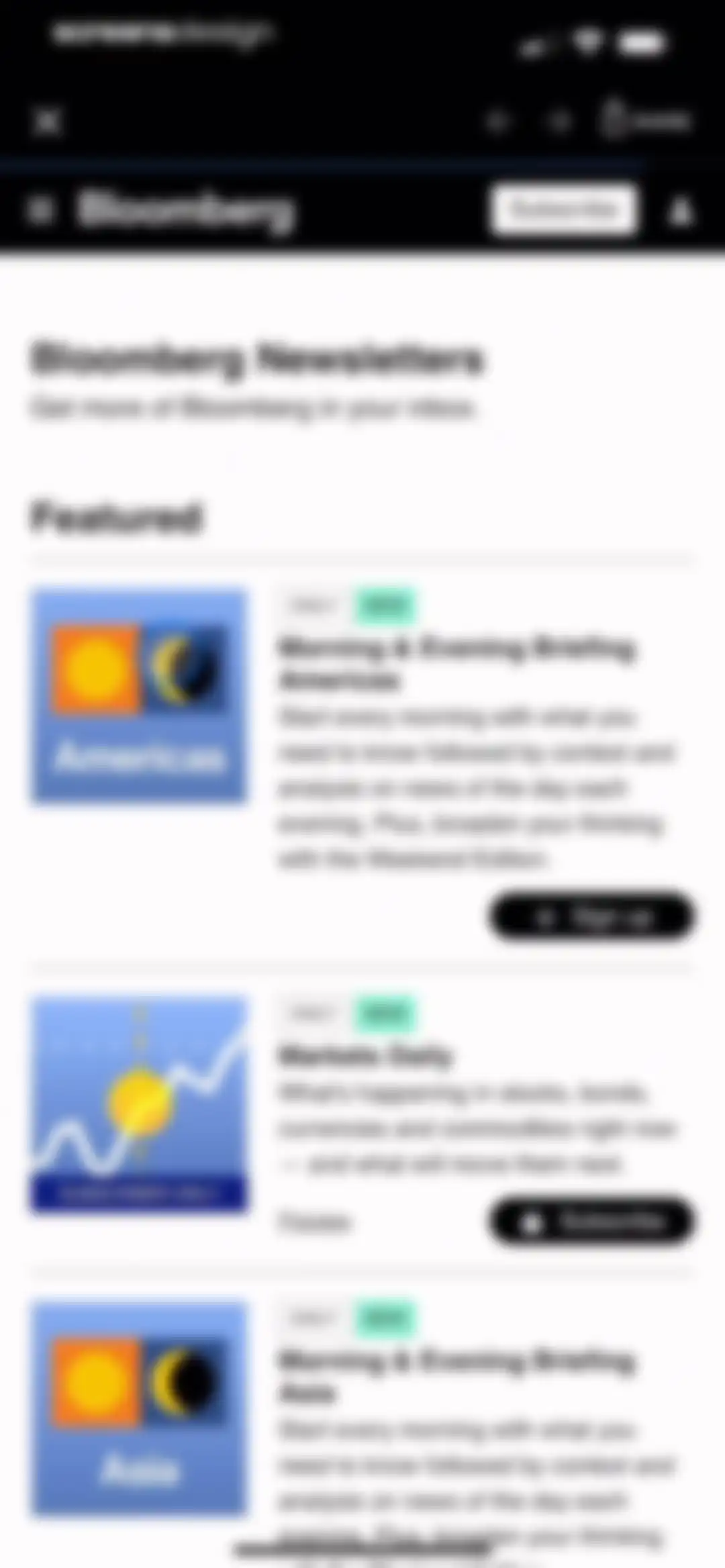 Bloomberg: Business News Daily screen 78