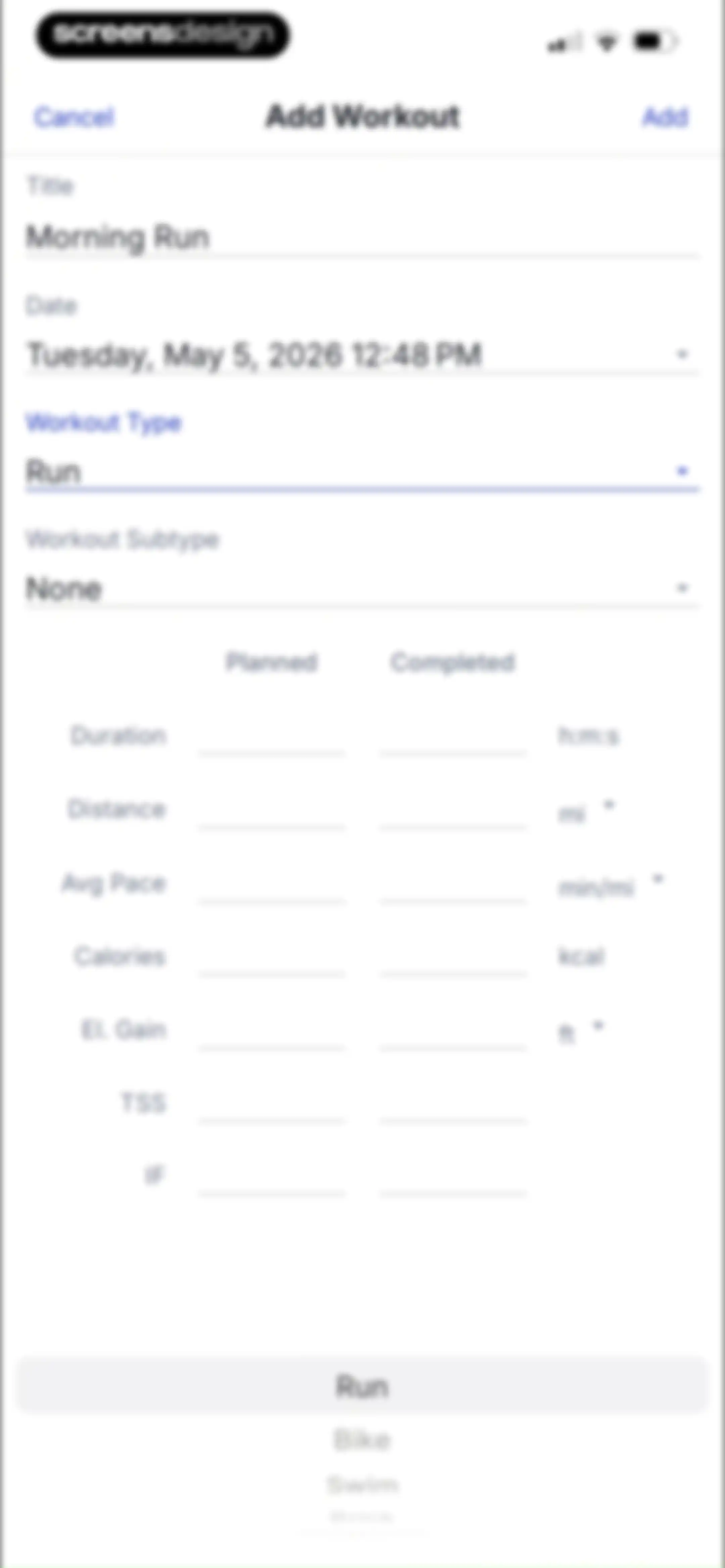 TrainingPeaks: Plan Train Lift screen 24