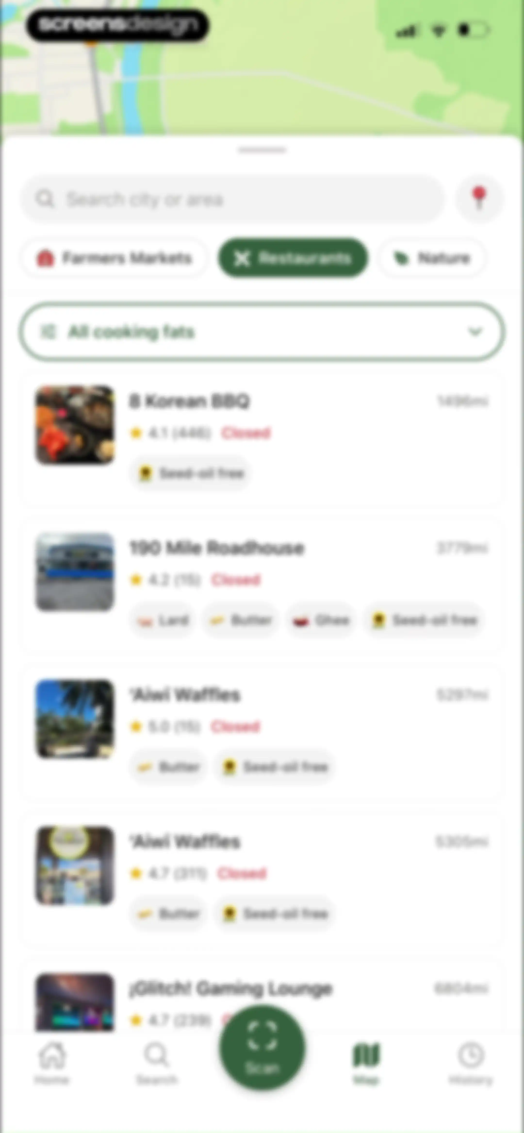Olive: Food & Cosmetic Scanner screen 101