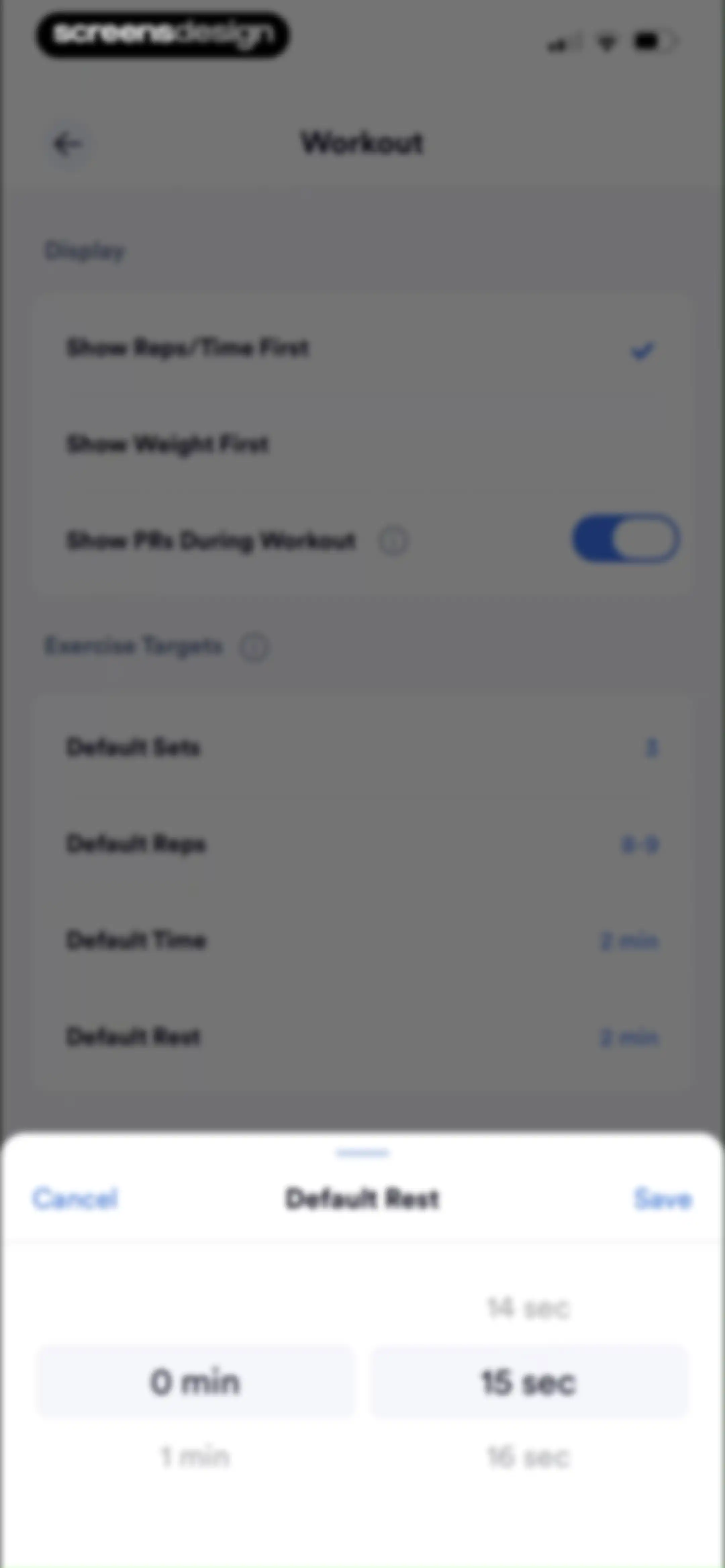 Caliber: Strength Training screen 73