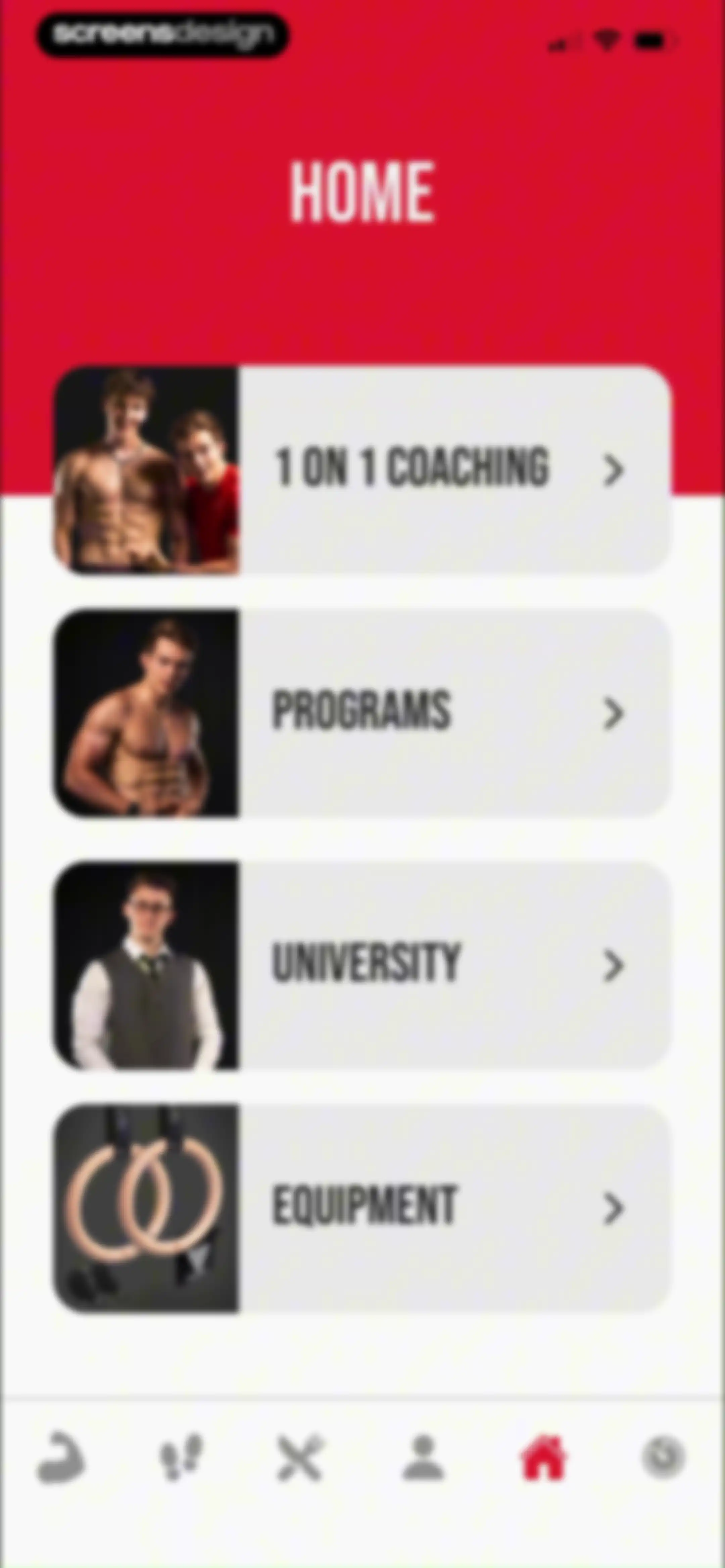 90 Day Challenge screen 95