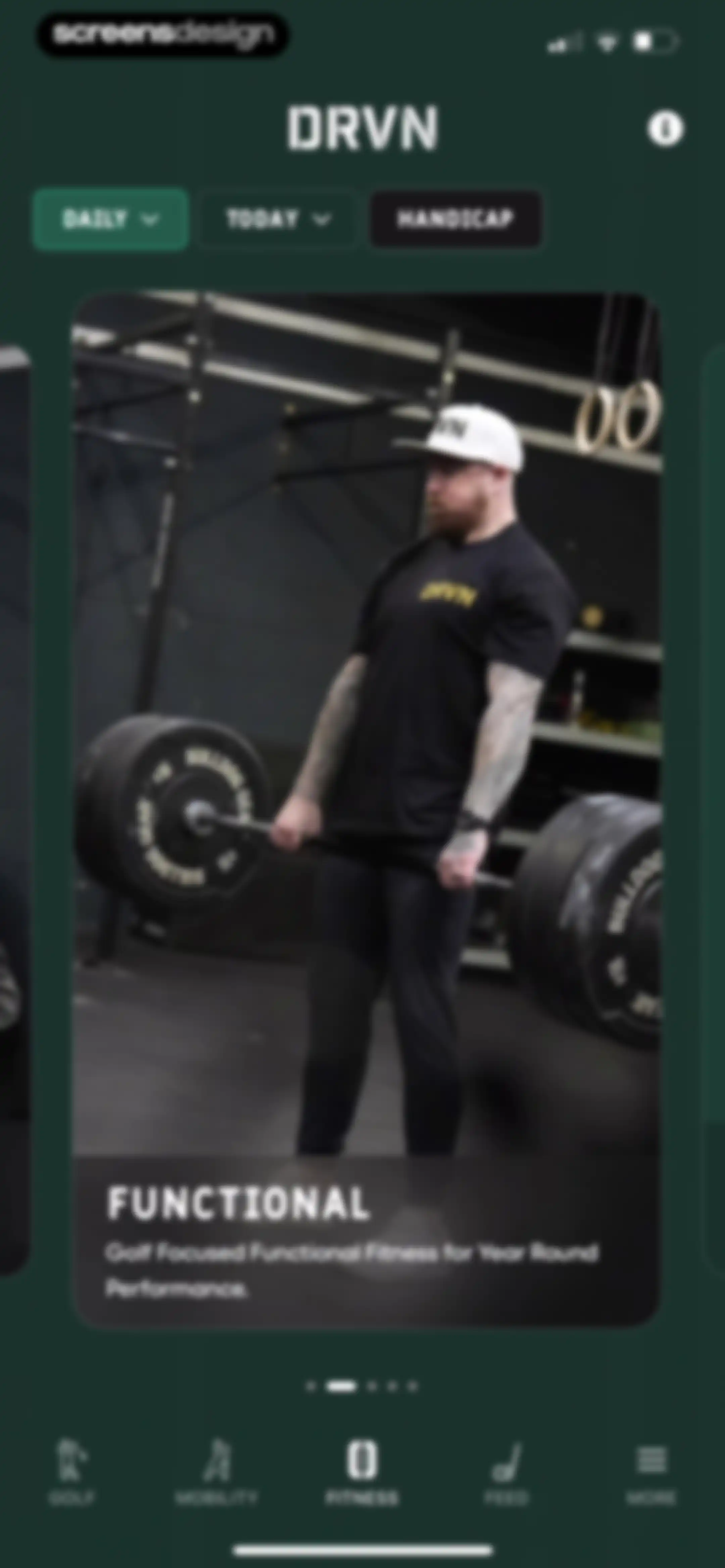 DRVN - Golf & Gym Workouts screen 118