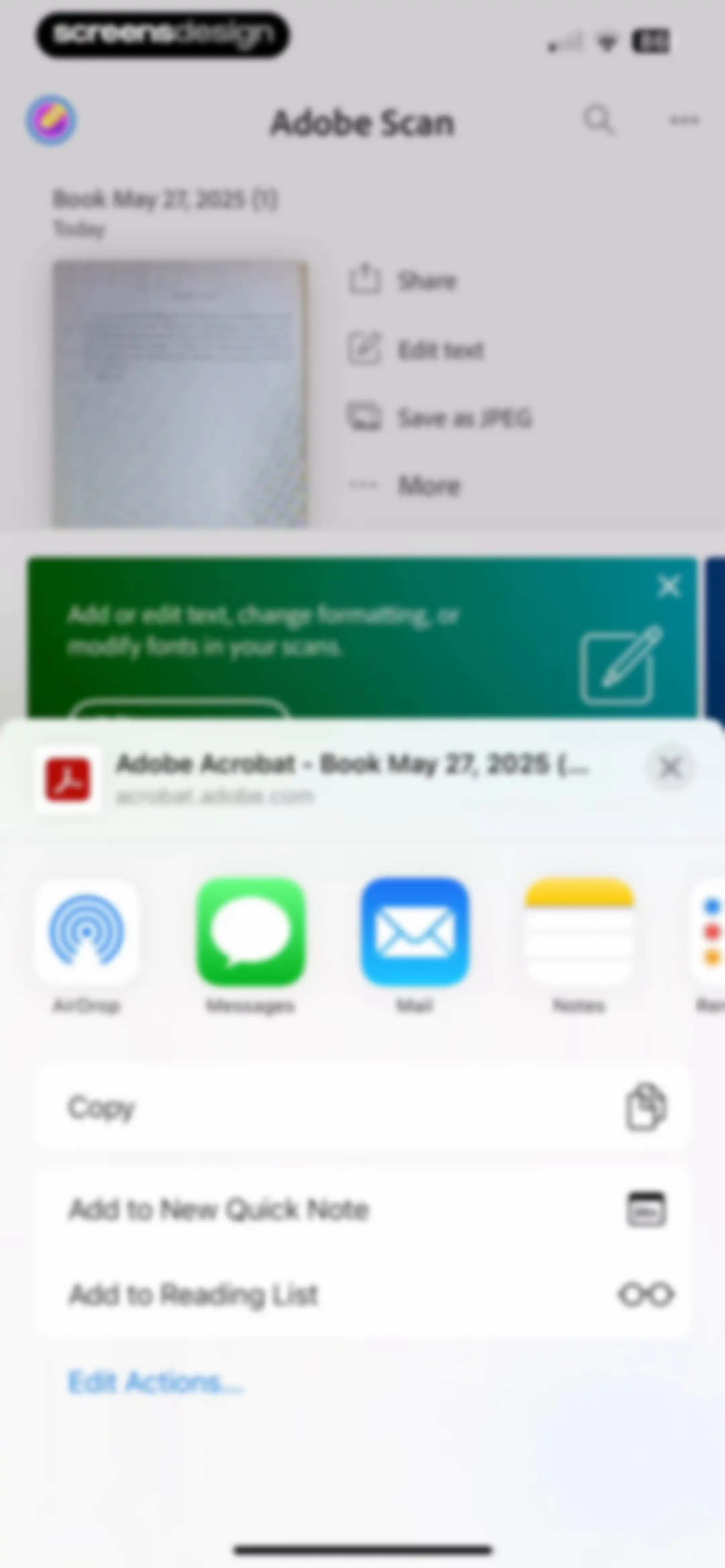 Adobe Scan: PDF & OCR Scanner screen 66