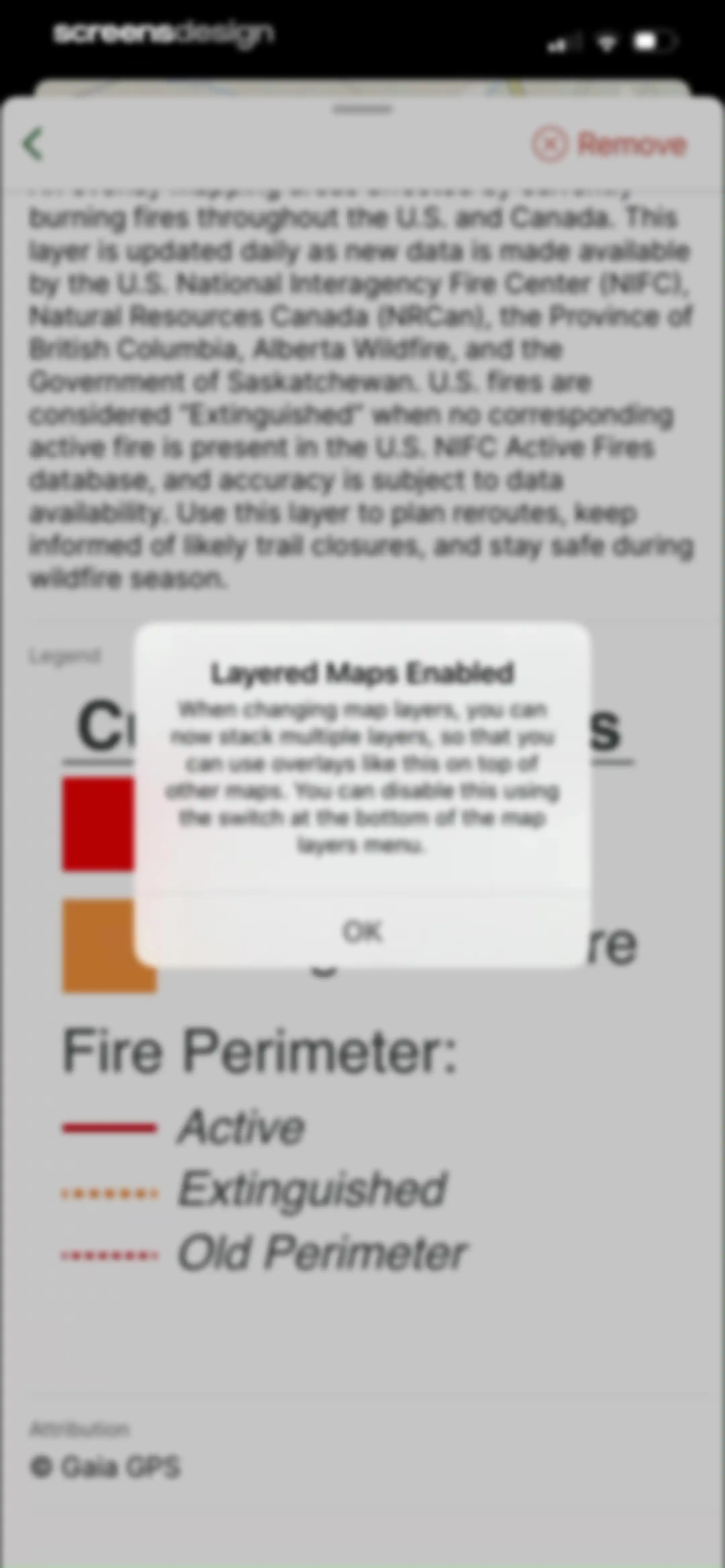 Gaia GPS: Mobile Trail Maps screen 65