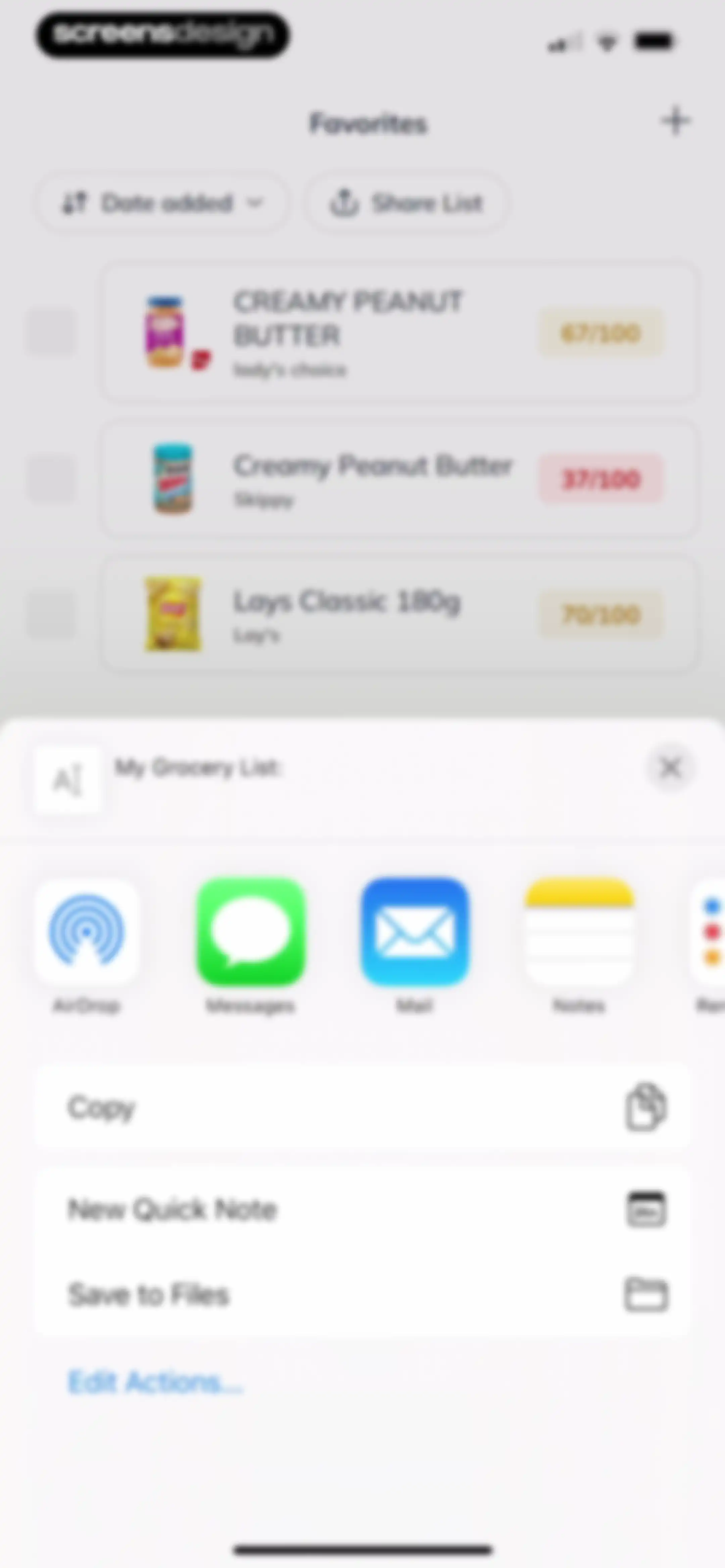 Ivy: Processed Food Scanner screen 57