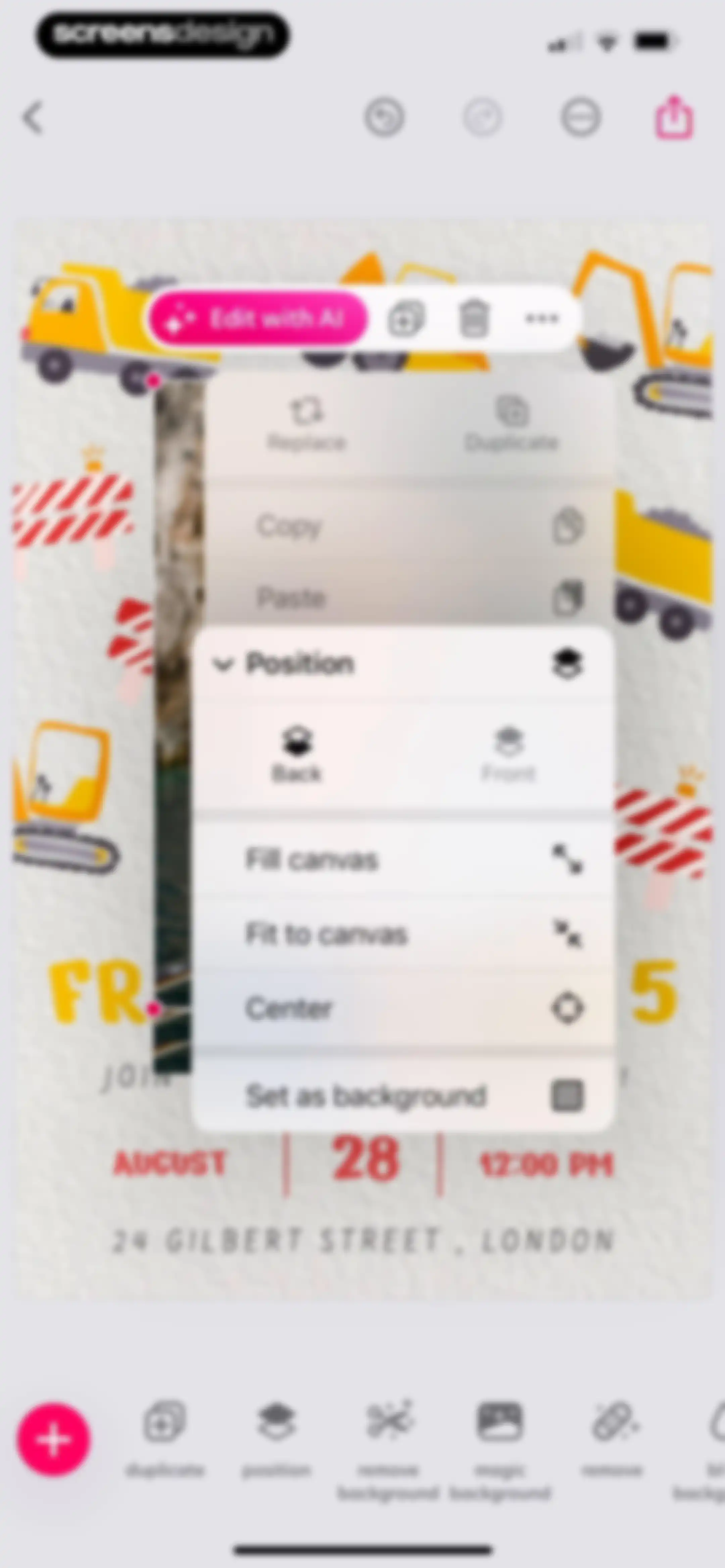 Bazaart AI Photo Editor Design screen 53